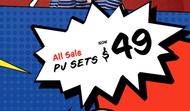 All Sale PJ Sets Now $49
