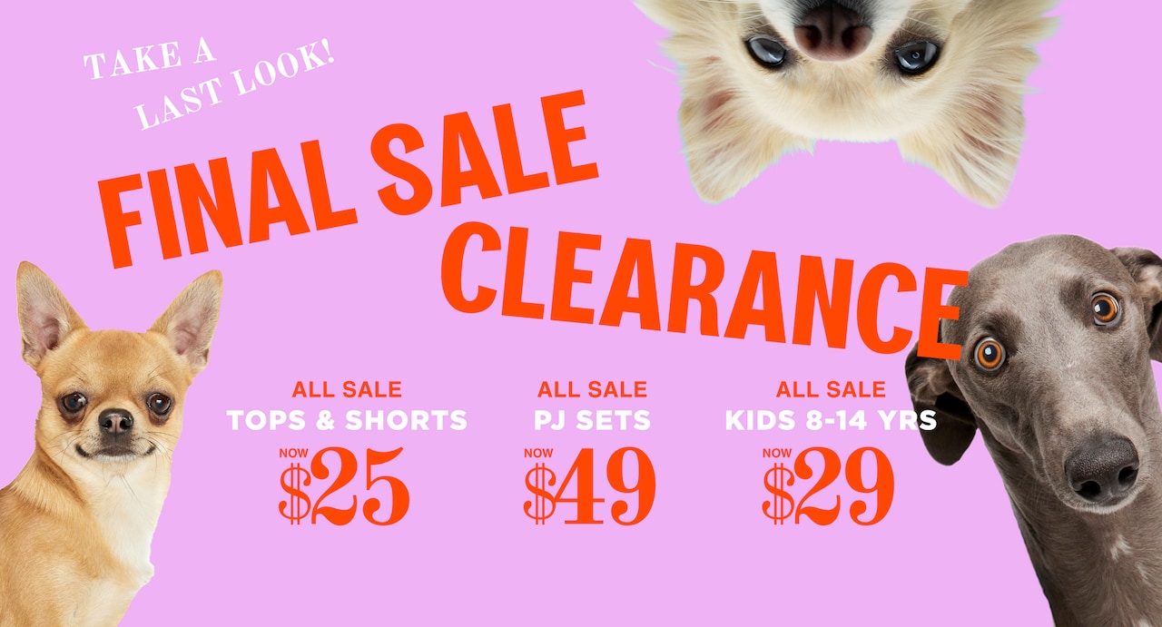 Take a last look - Final Sale Clearance*