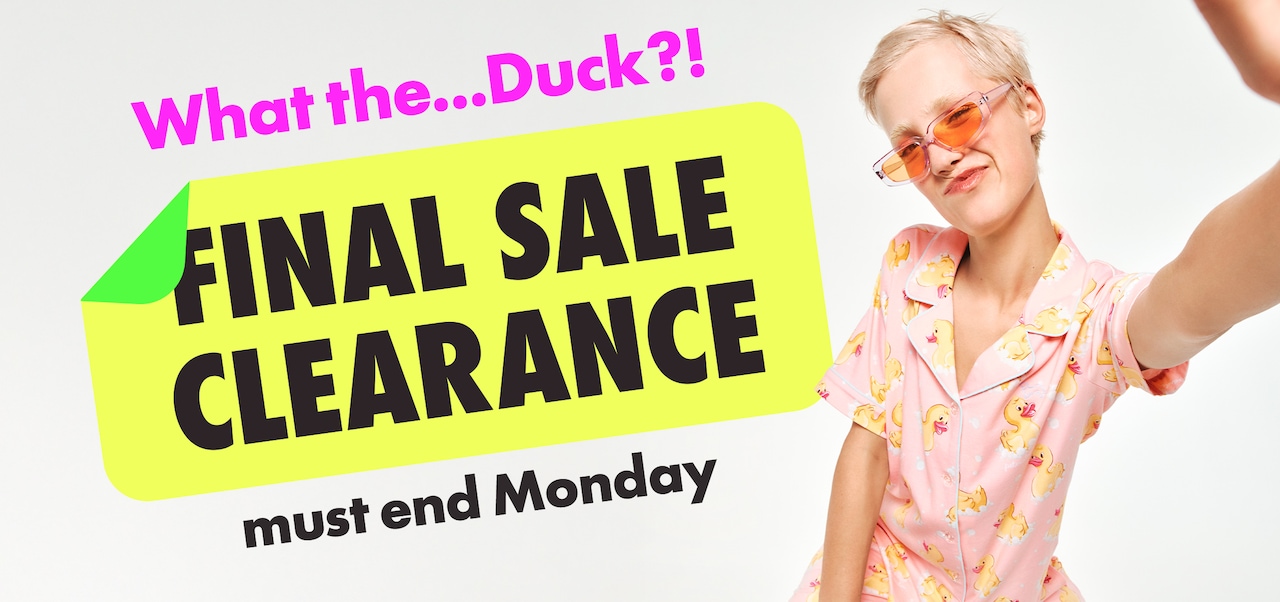 Final Sale Clearance - Shop Now