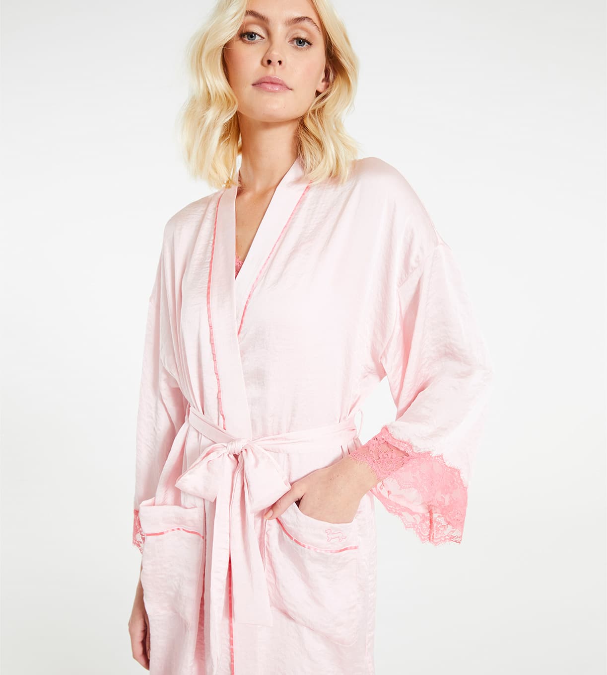 Satin gown