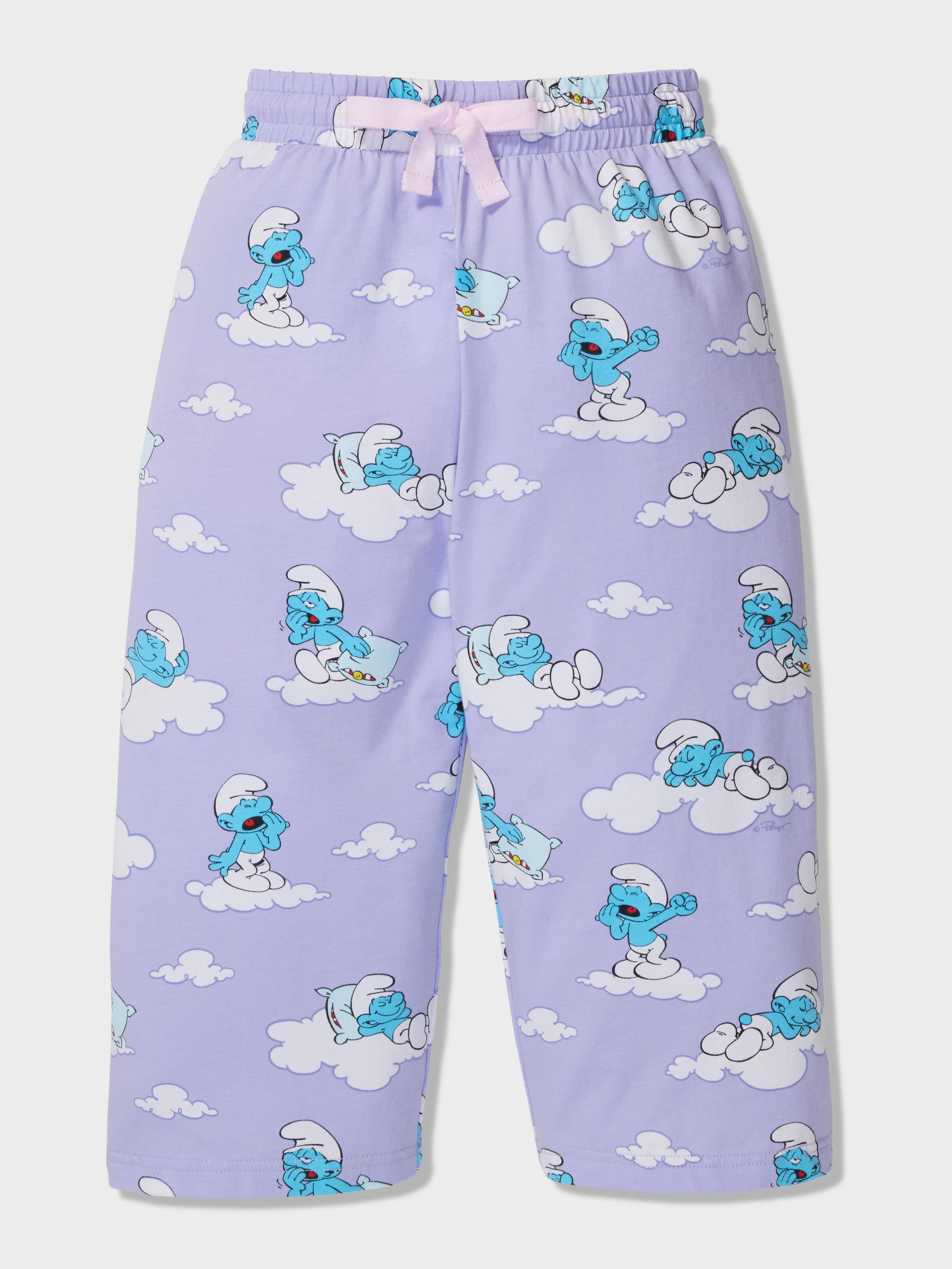 Jnr Girls Smurf Cloud Pj Set