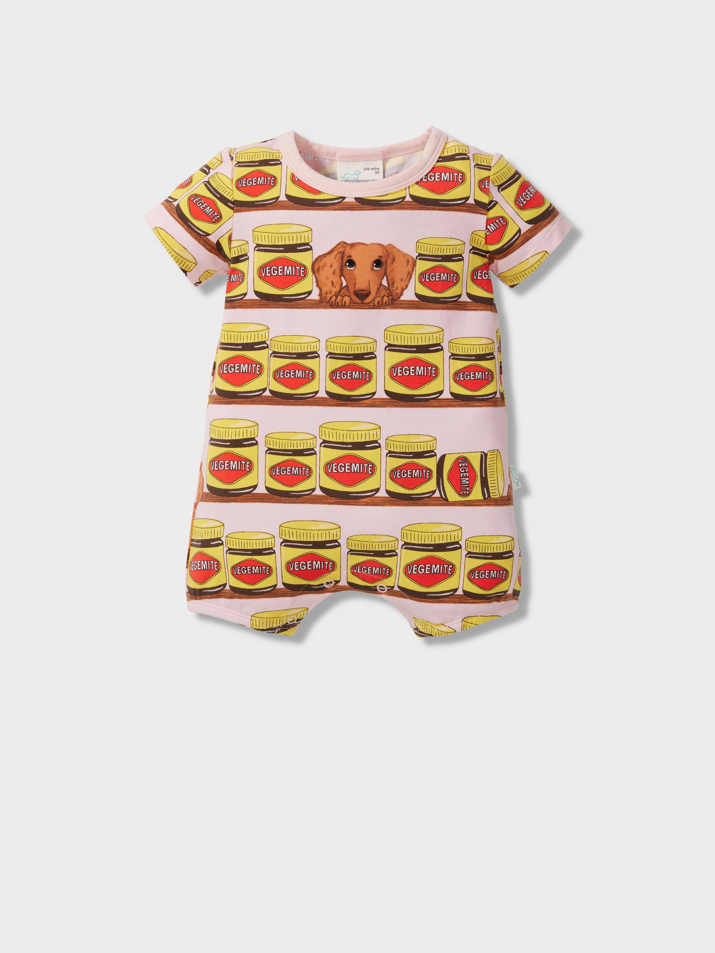 Baby Pink Vegemite Romper