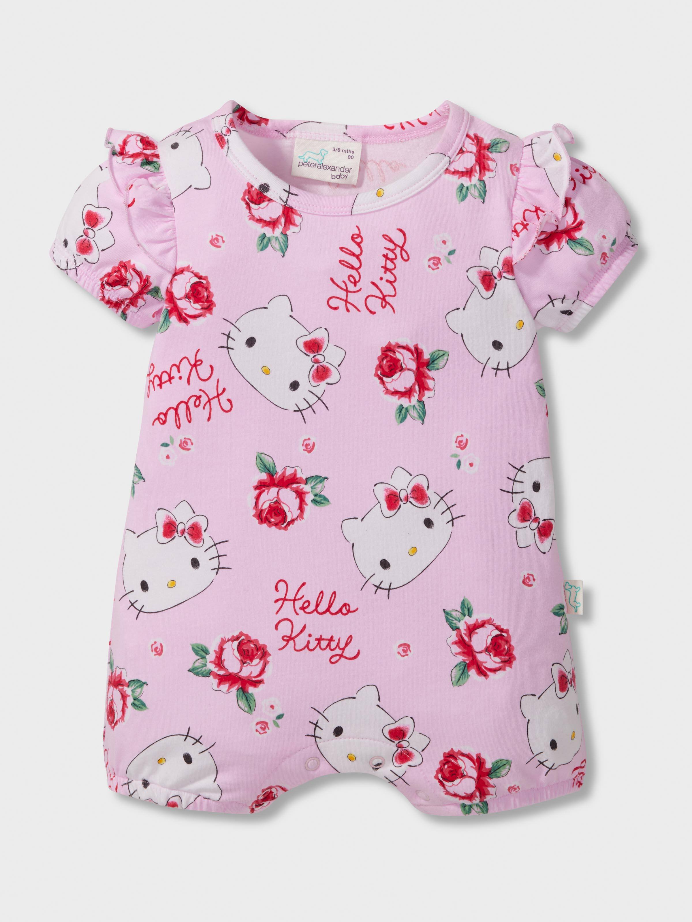 Baby Hello Kitty Romper & Beanie Set