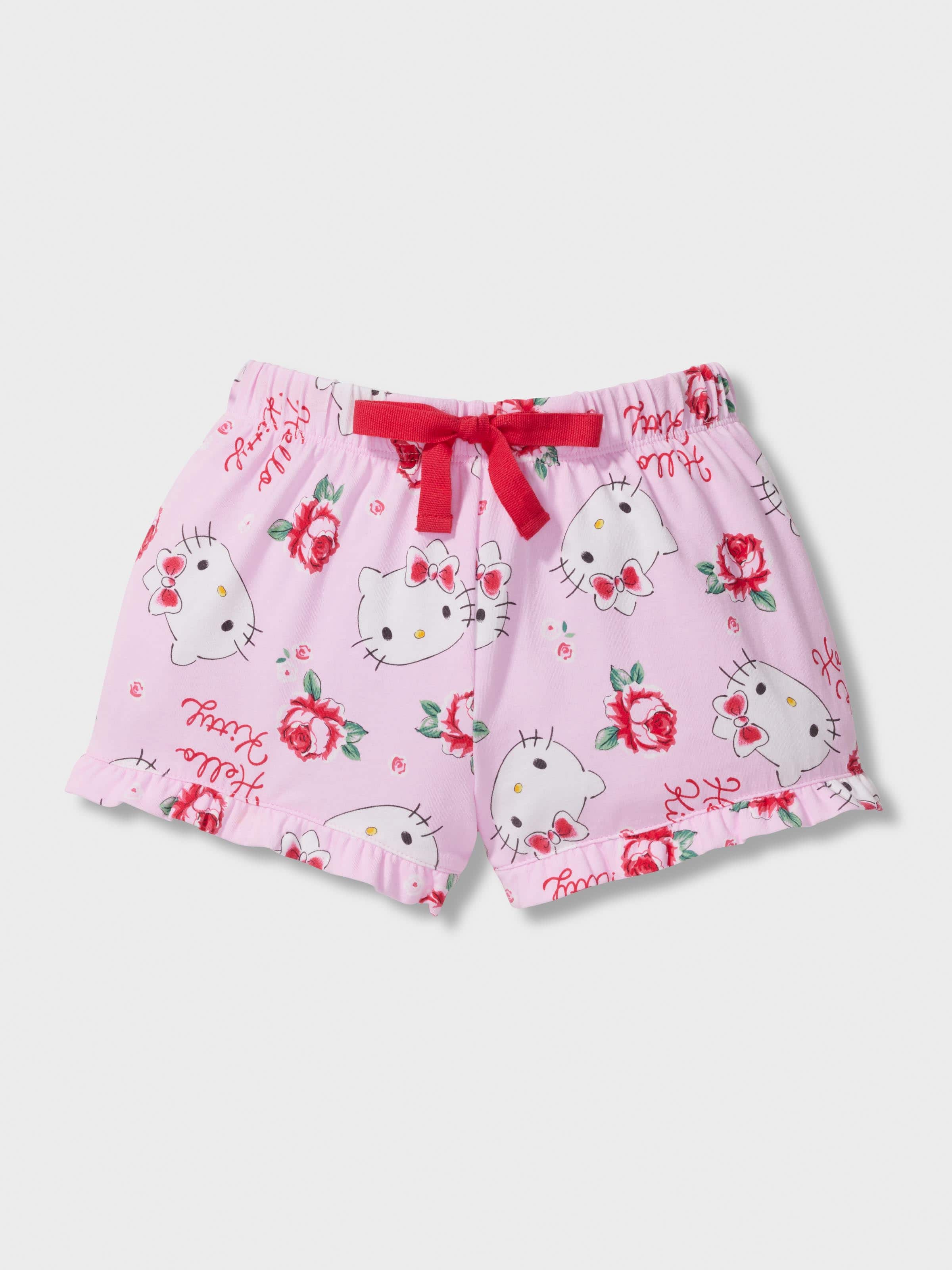 Jnr Girls Hello Kitty Short Pj Set