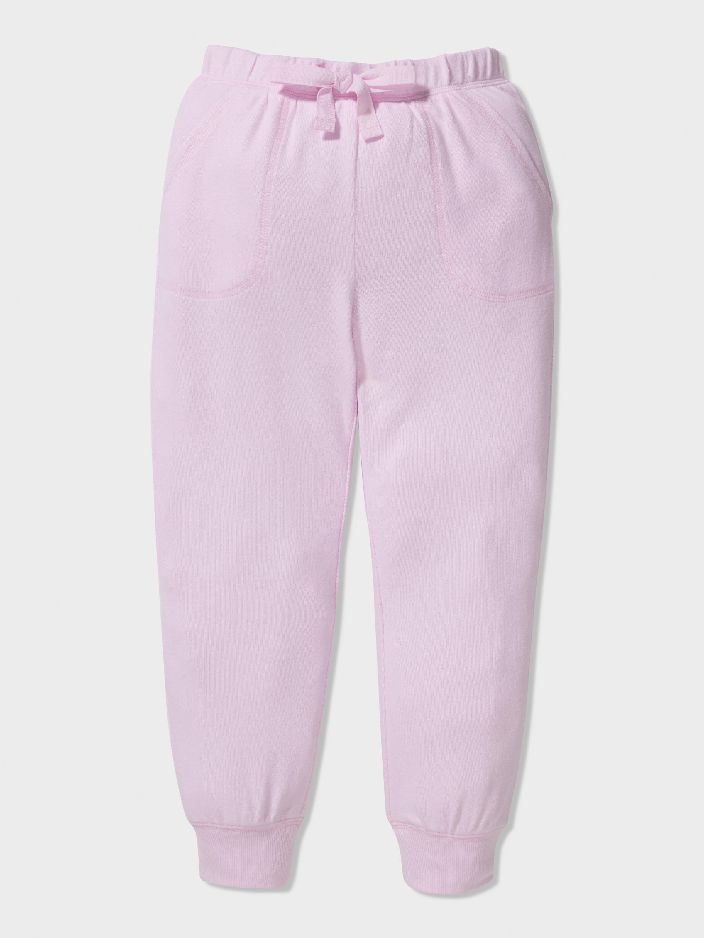 Jnr Girls Pink Plush Pj Set