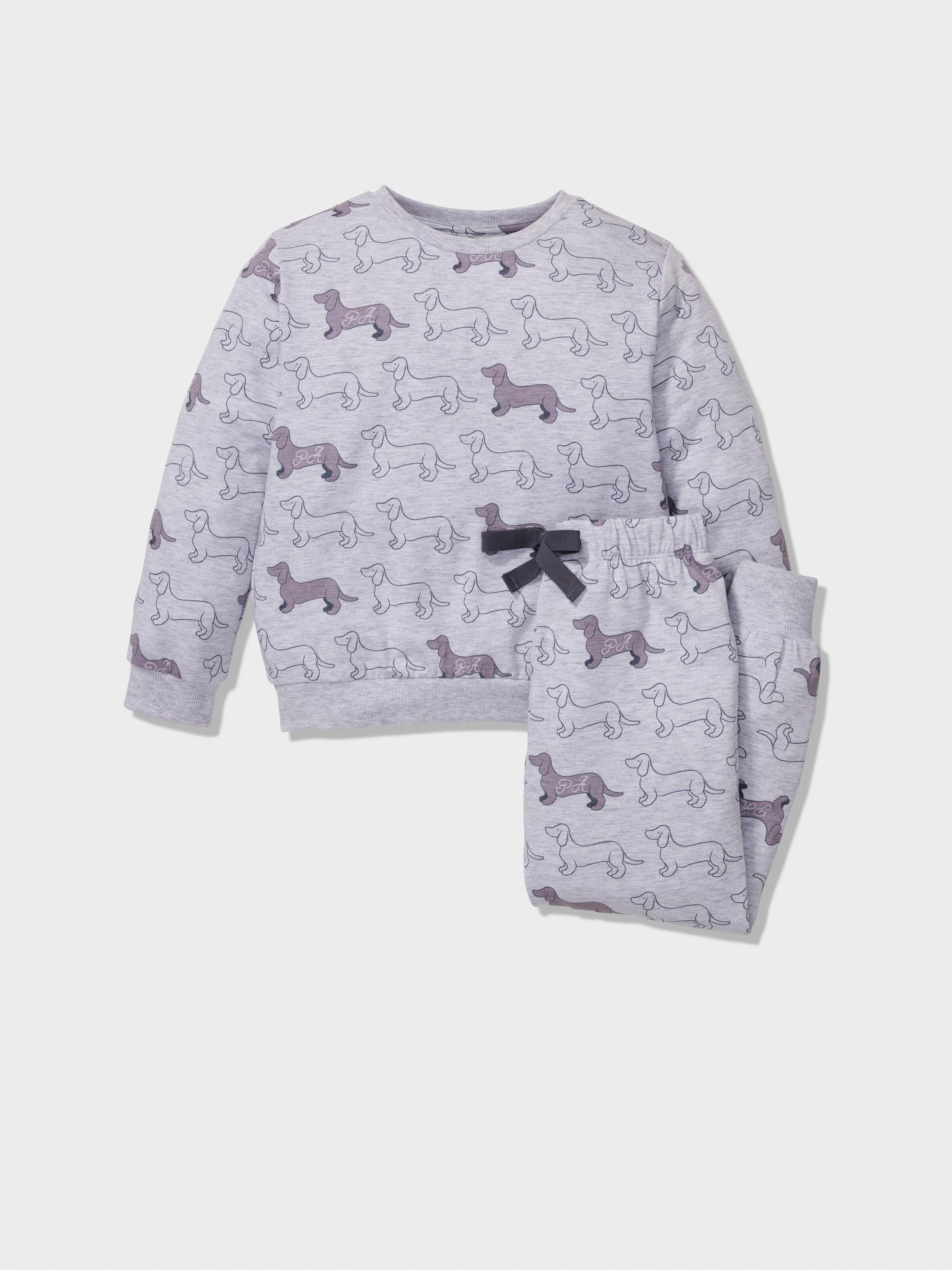 Jnr Boys Penny Print Long Pj Set
