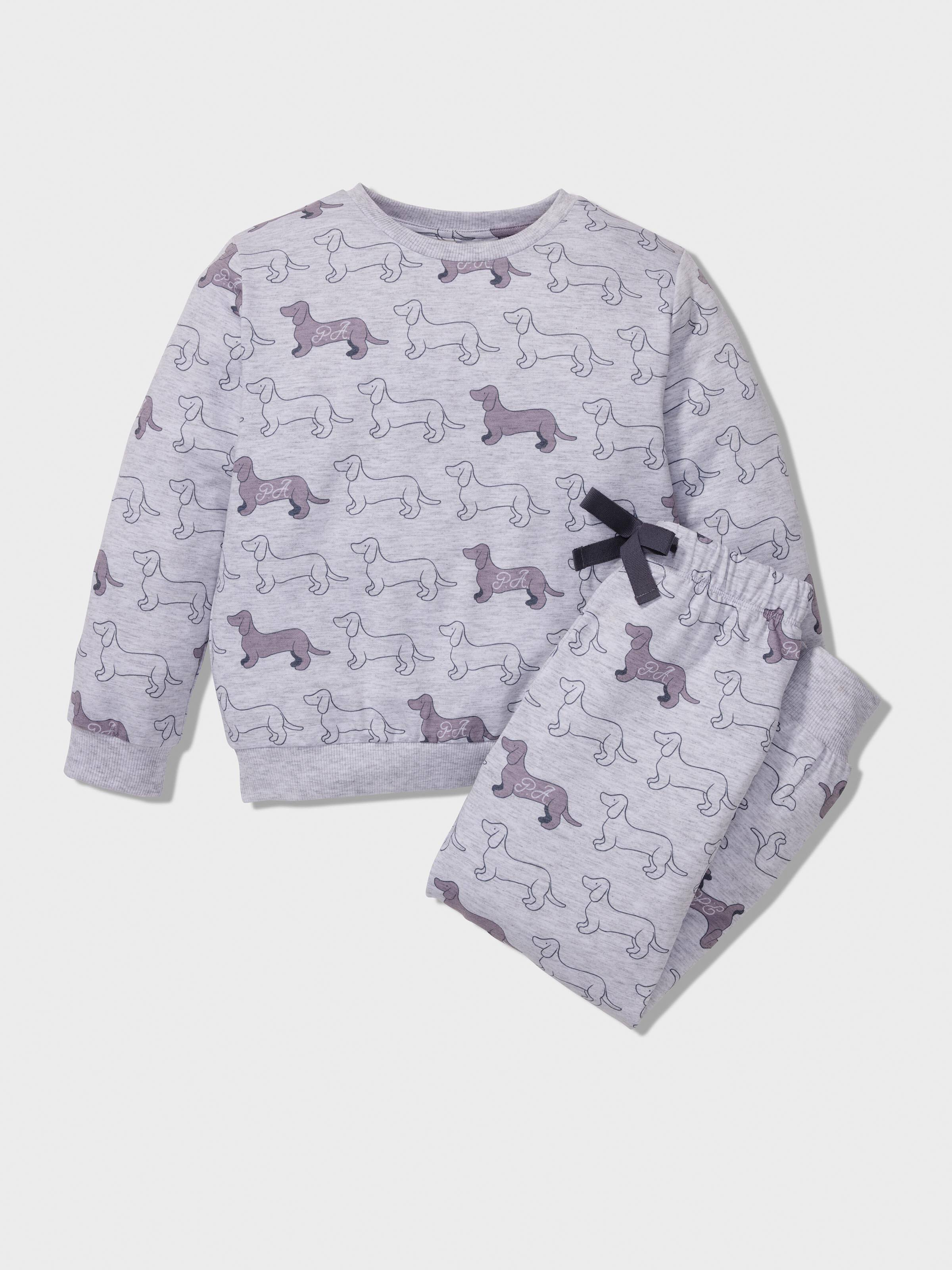 Boys Penny Print Long Track Pj Set