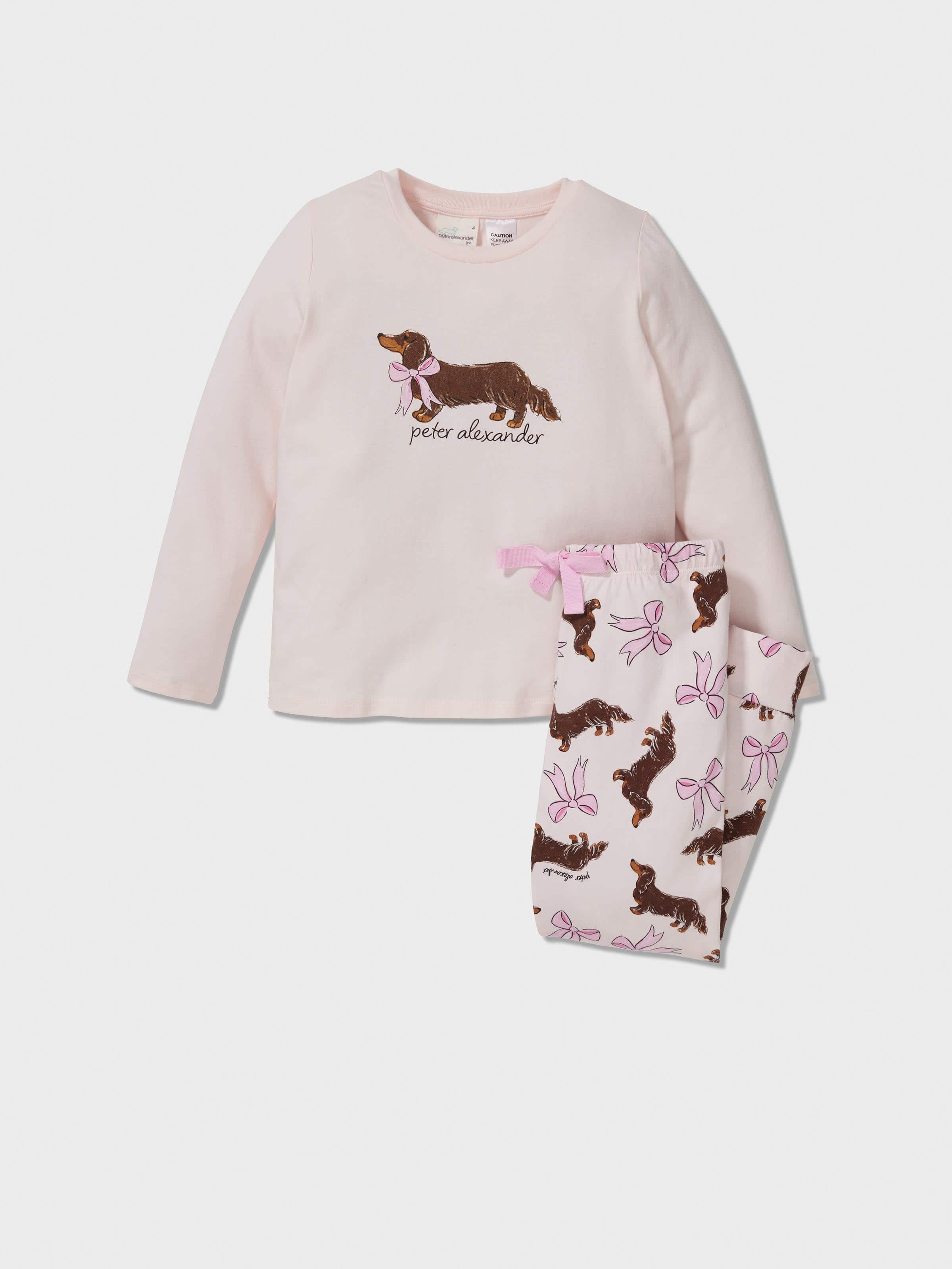Jnr Girls Penny Bow Pj Set
