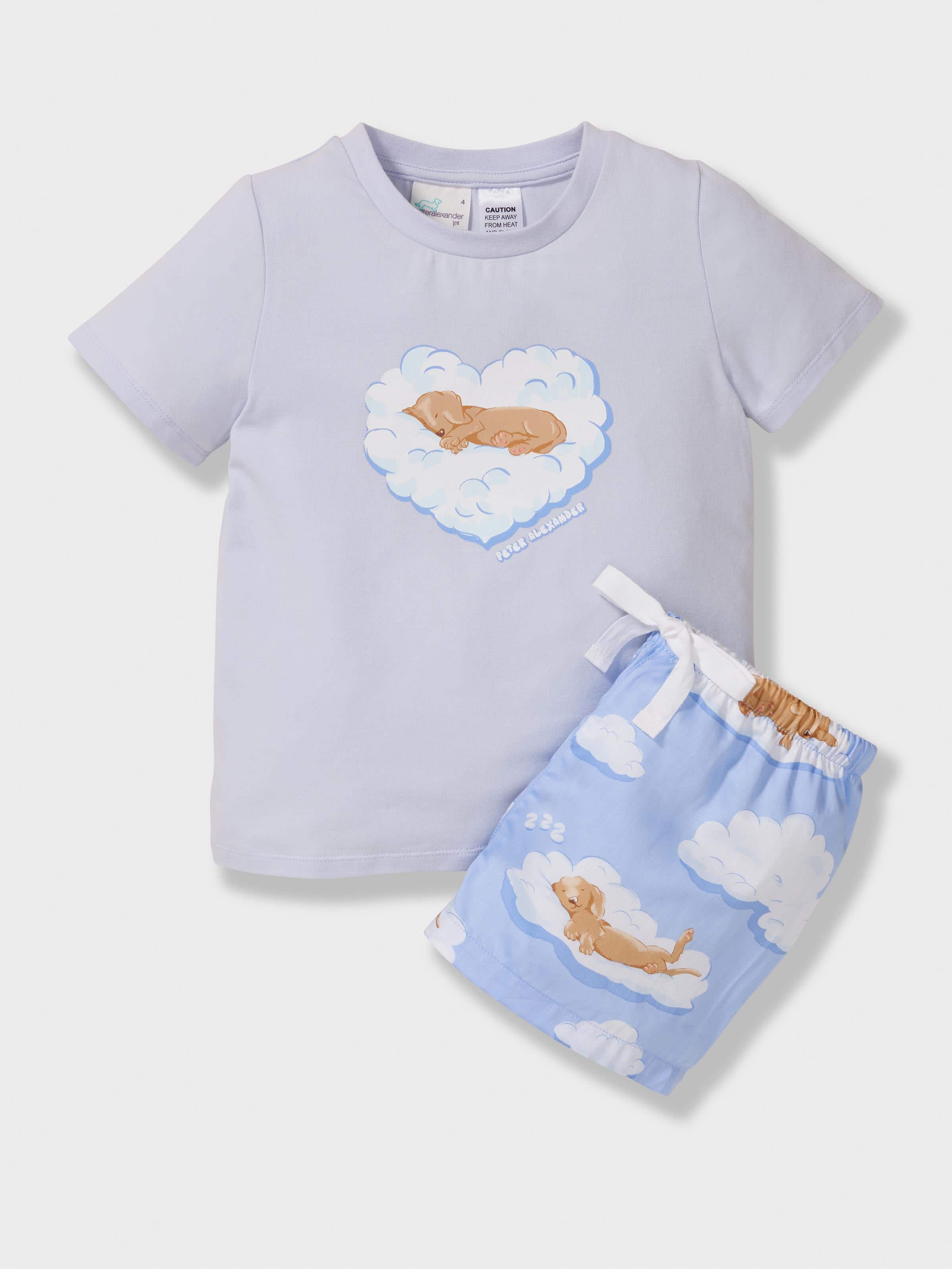 Girls Penny Cloud Short Pj Set
