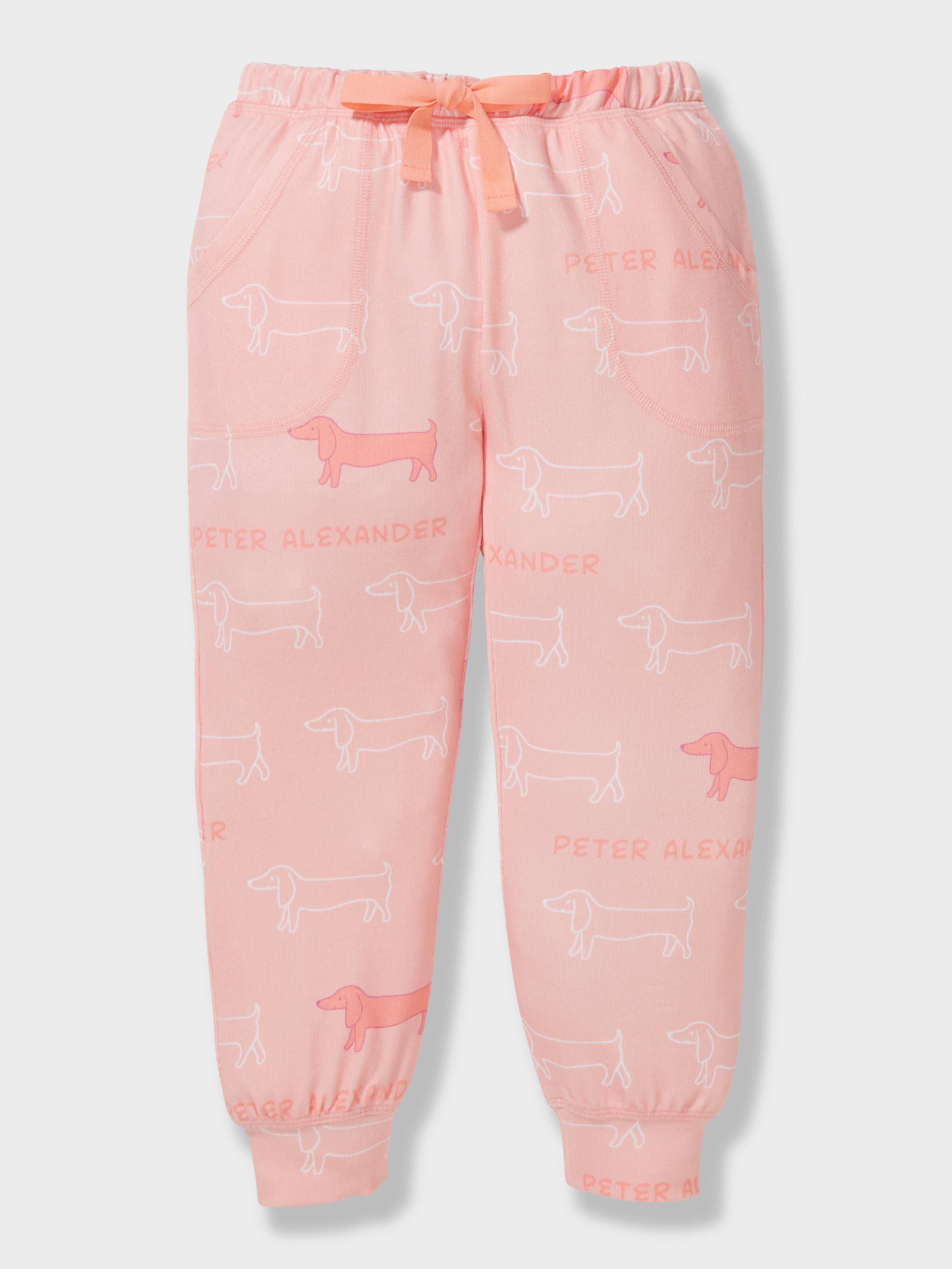 Jnr Girls Melon Penny Print Pj Set