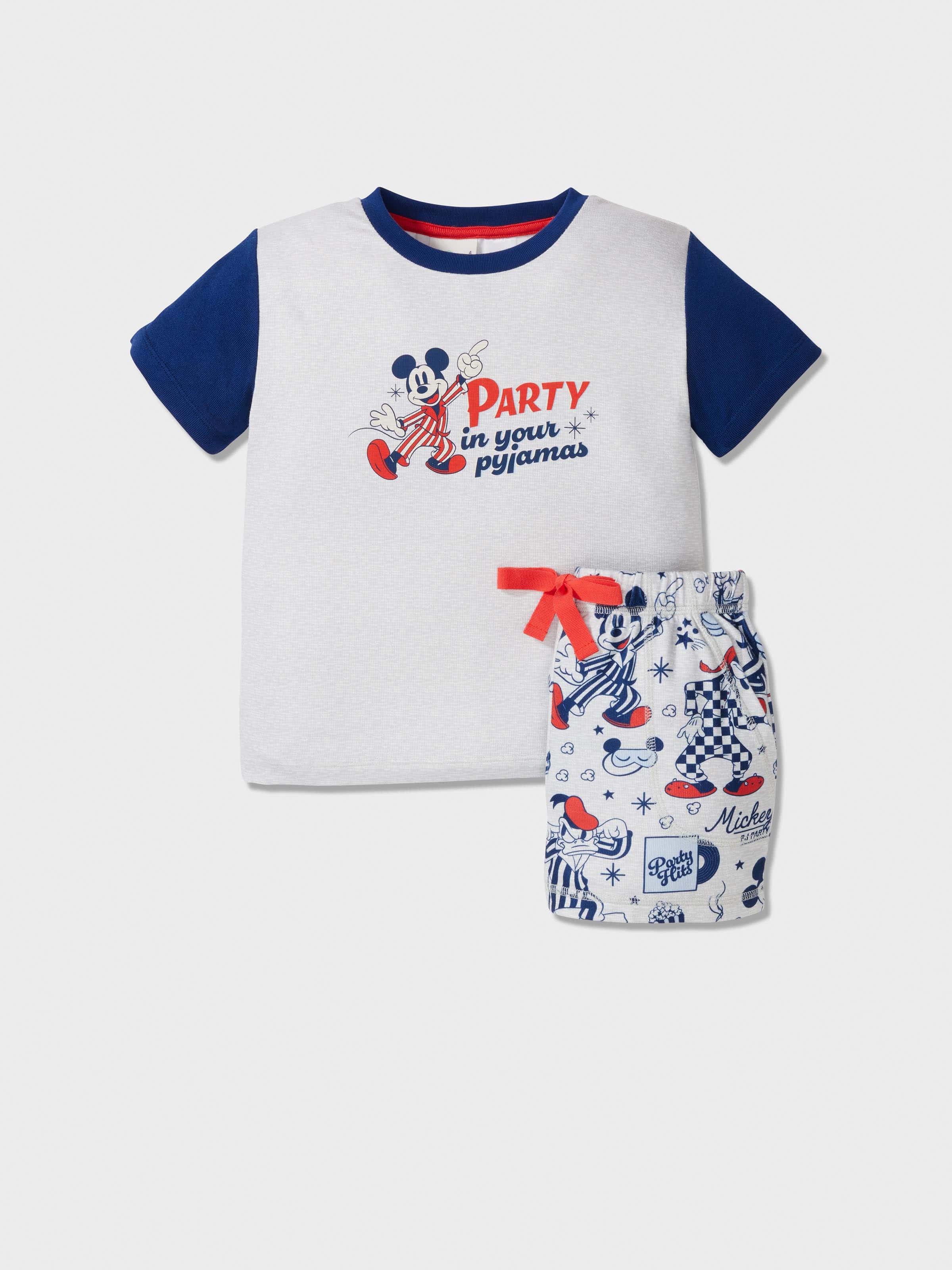 Disney◎パジャマ上下セット|日本未上陸 Peter Alexander Jnr Boys Disney Mickey Short Plush Pj Set - Peter Alexander