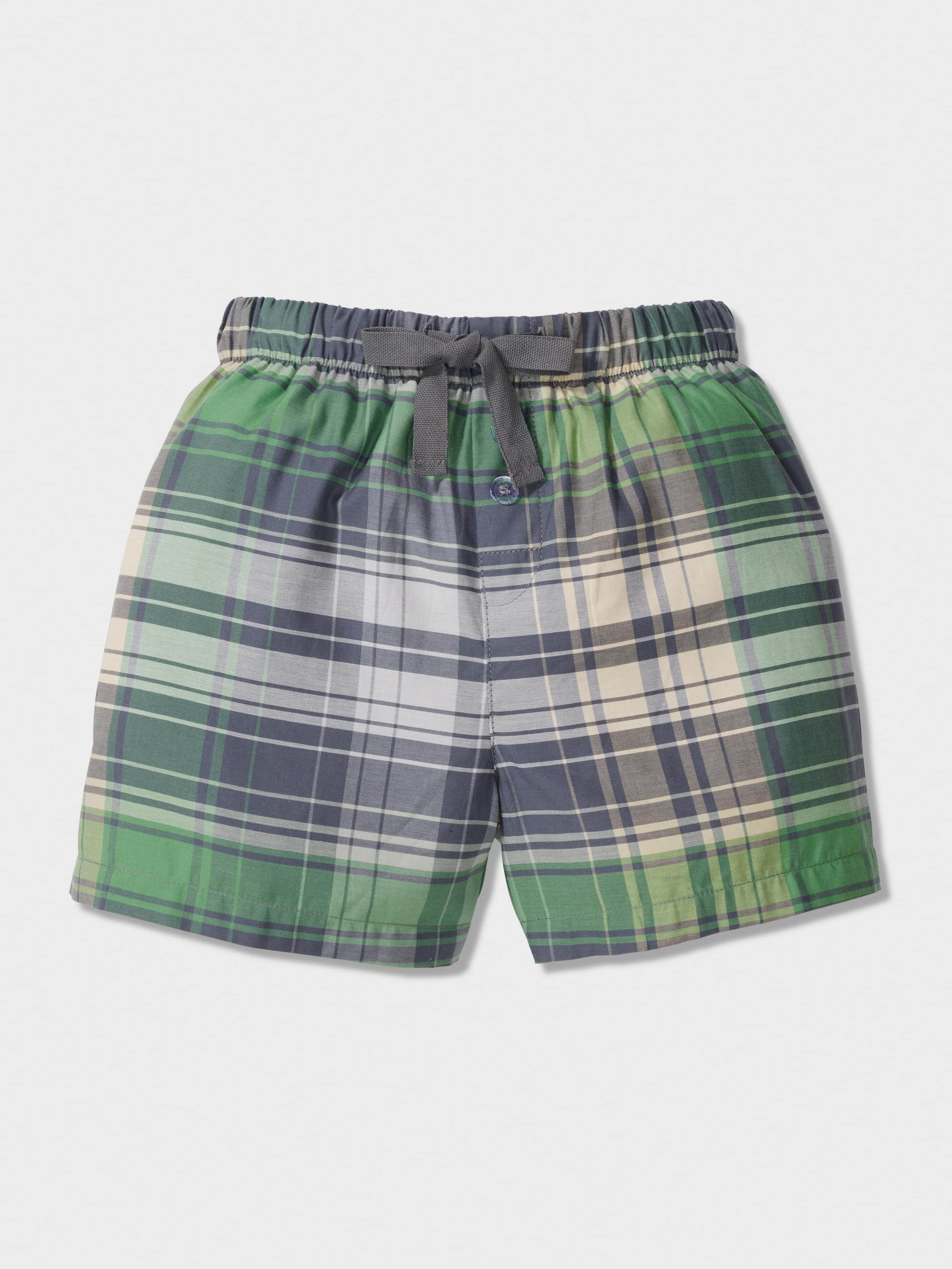 Jnr Boys Cowboy Check Short Pj Set