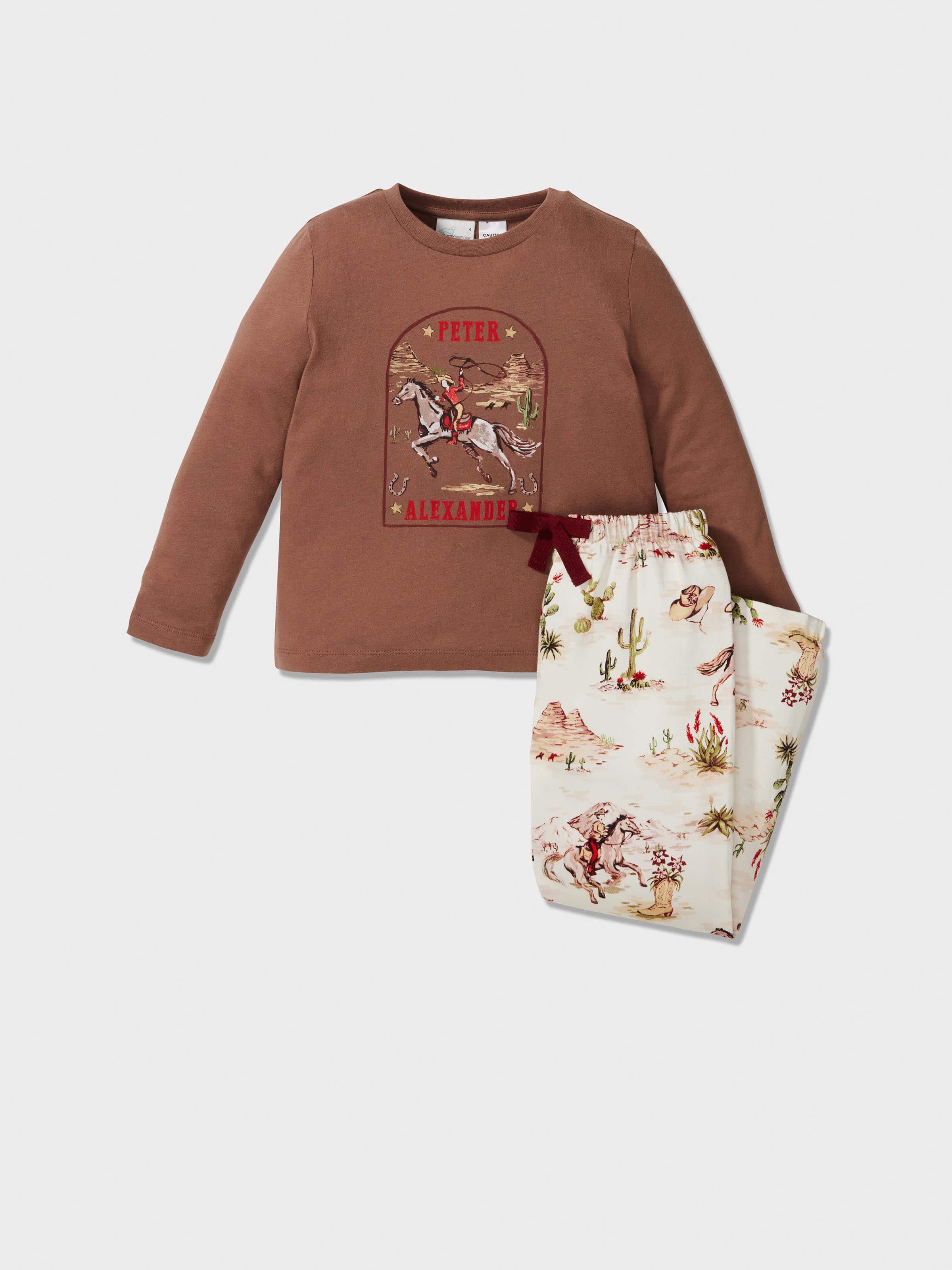 Jnr Boys Western Long Pj Set