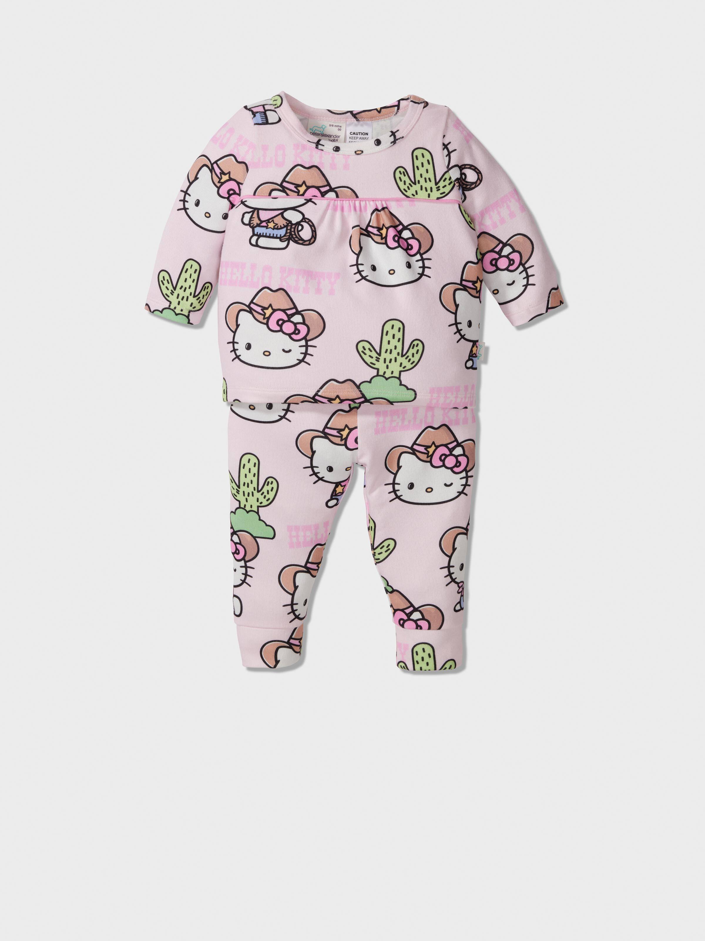 Baby Hello Kitty Cowboy Long Pj Set