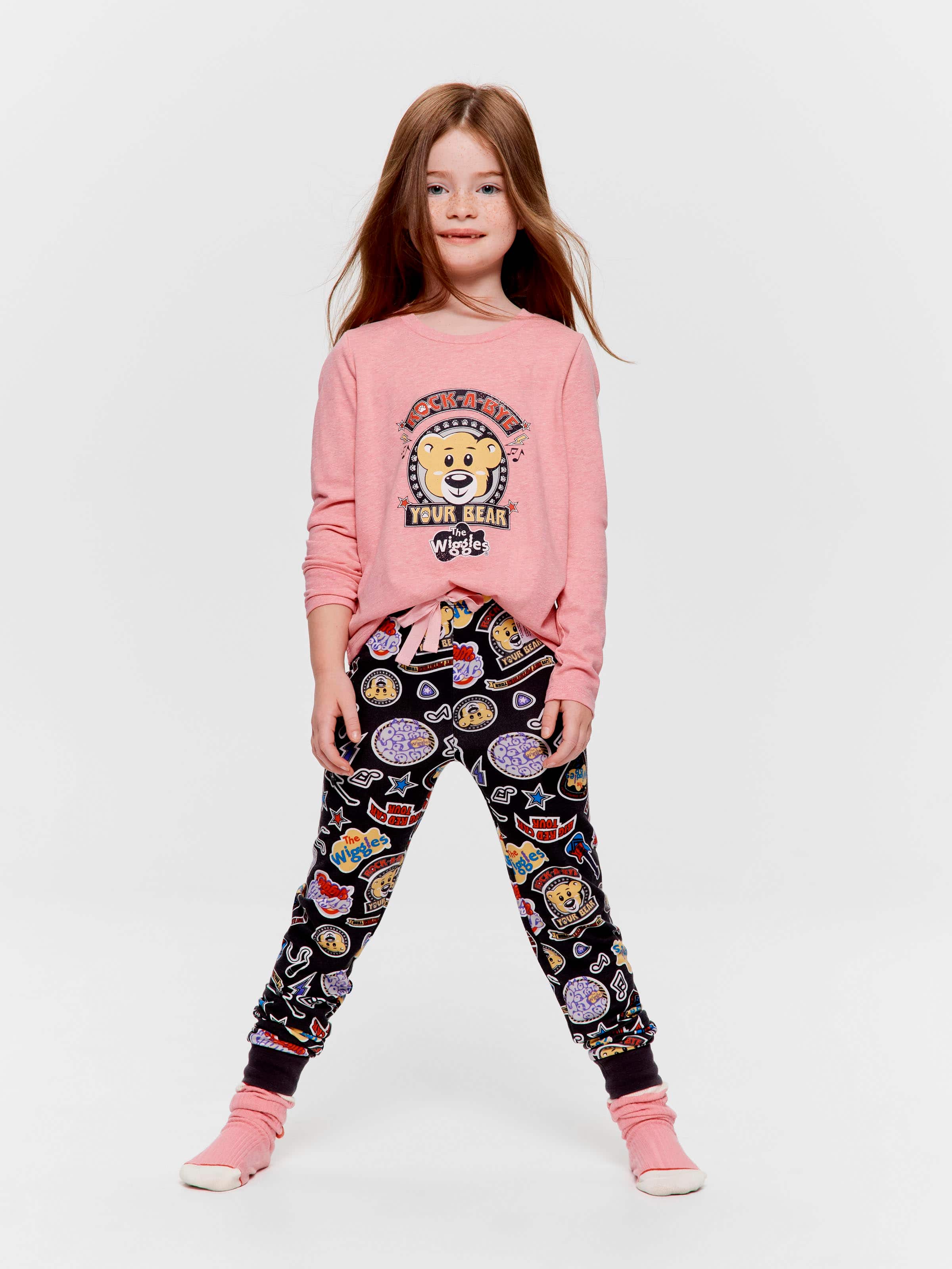 Jnr Girls The Wiggles Tour Long Pj Set