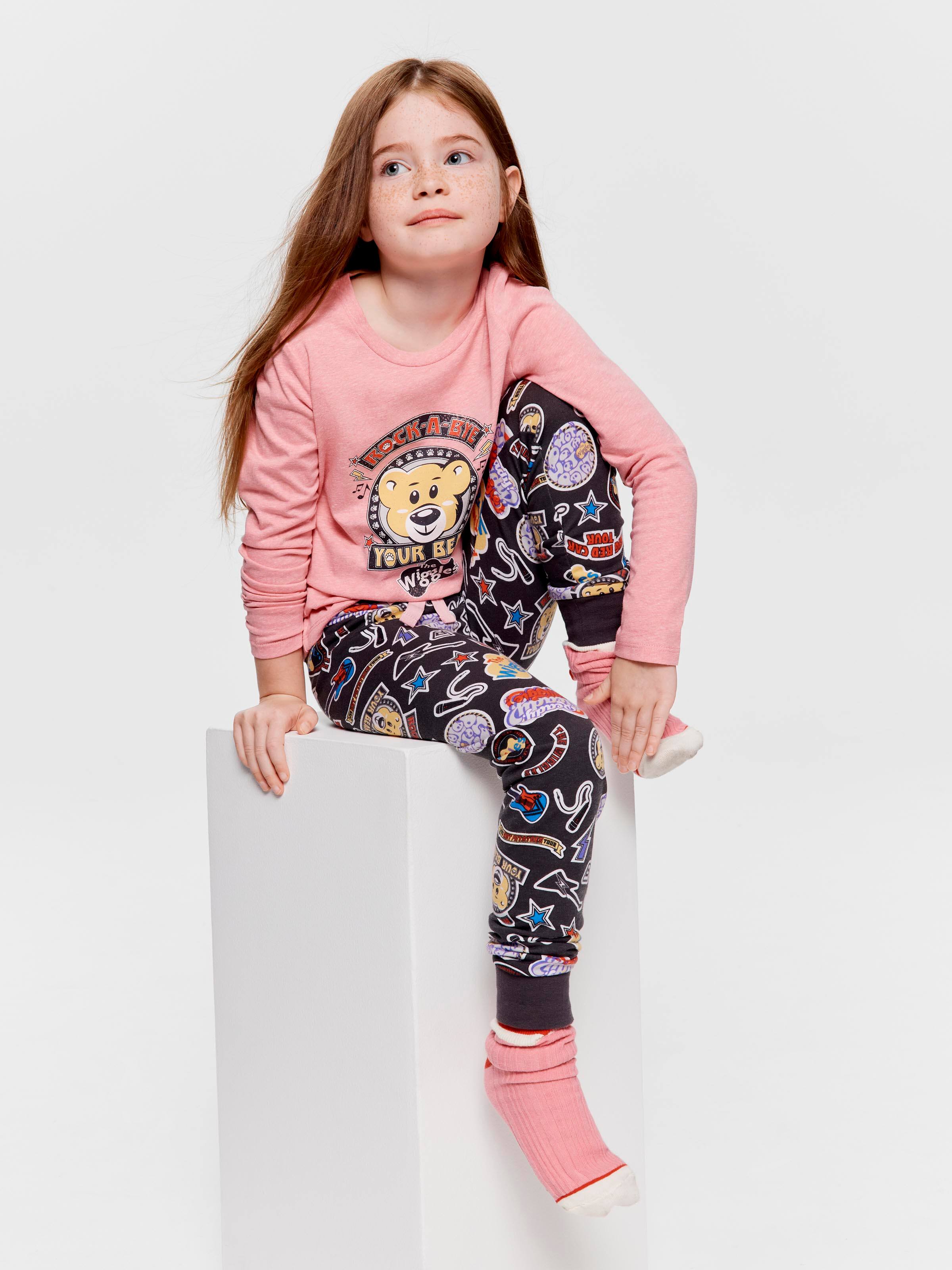 Jnr Girls The Wiggles Tour Long Pj Set