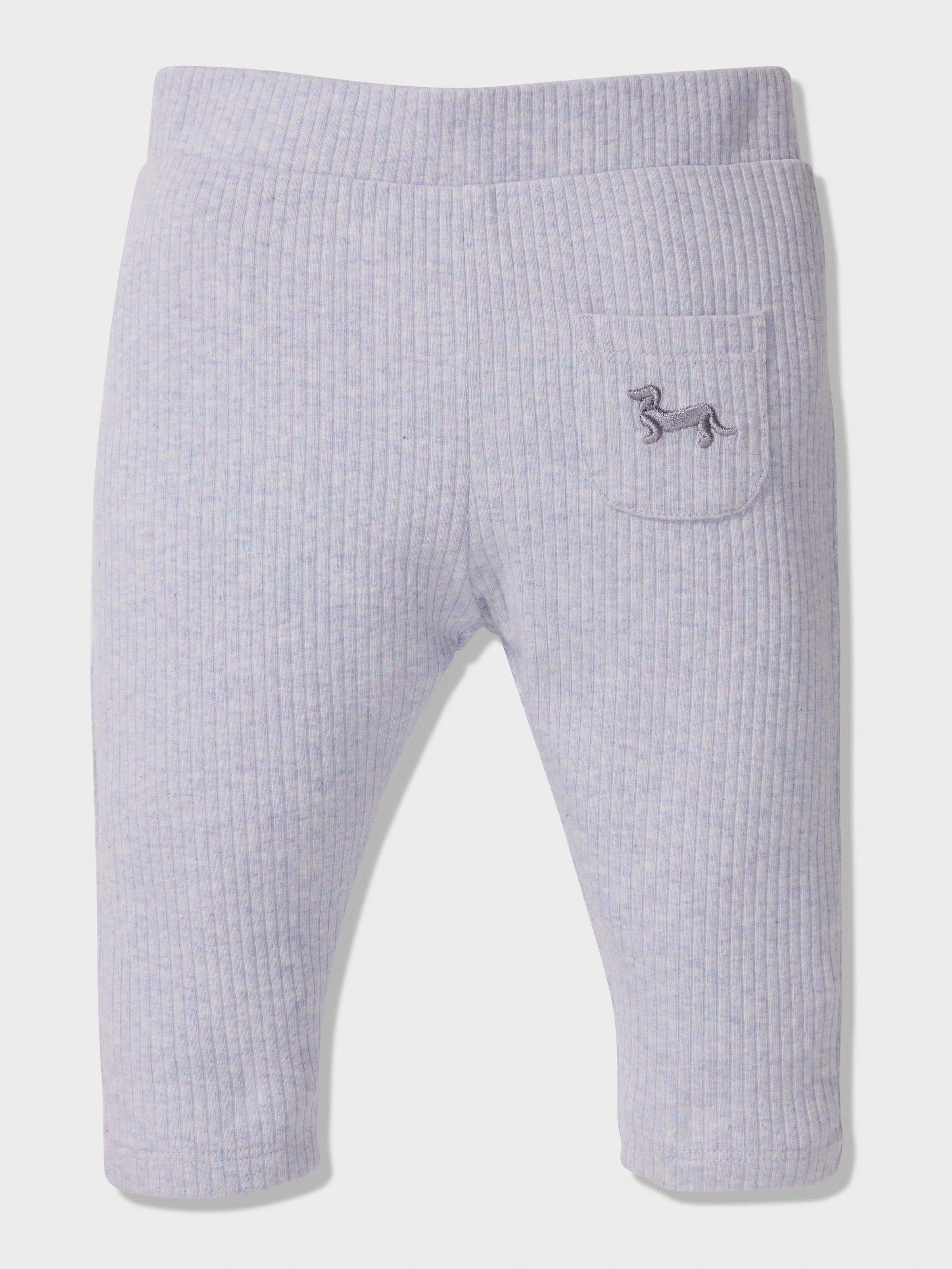 Baby Organic Blue Marle Long Pj Set