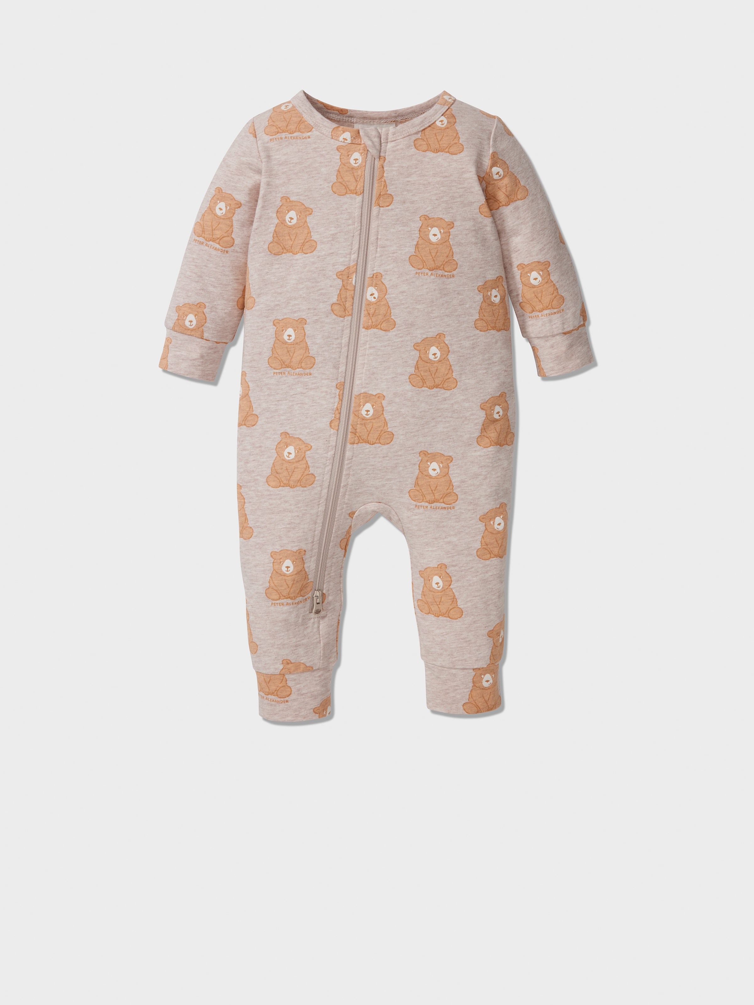 Baby Organic Bear Print Onesie