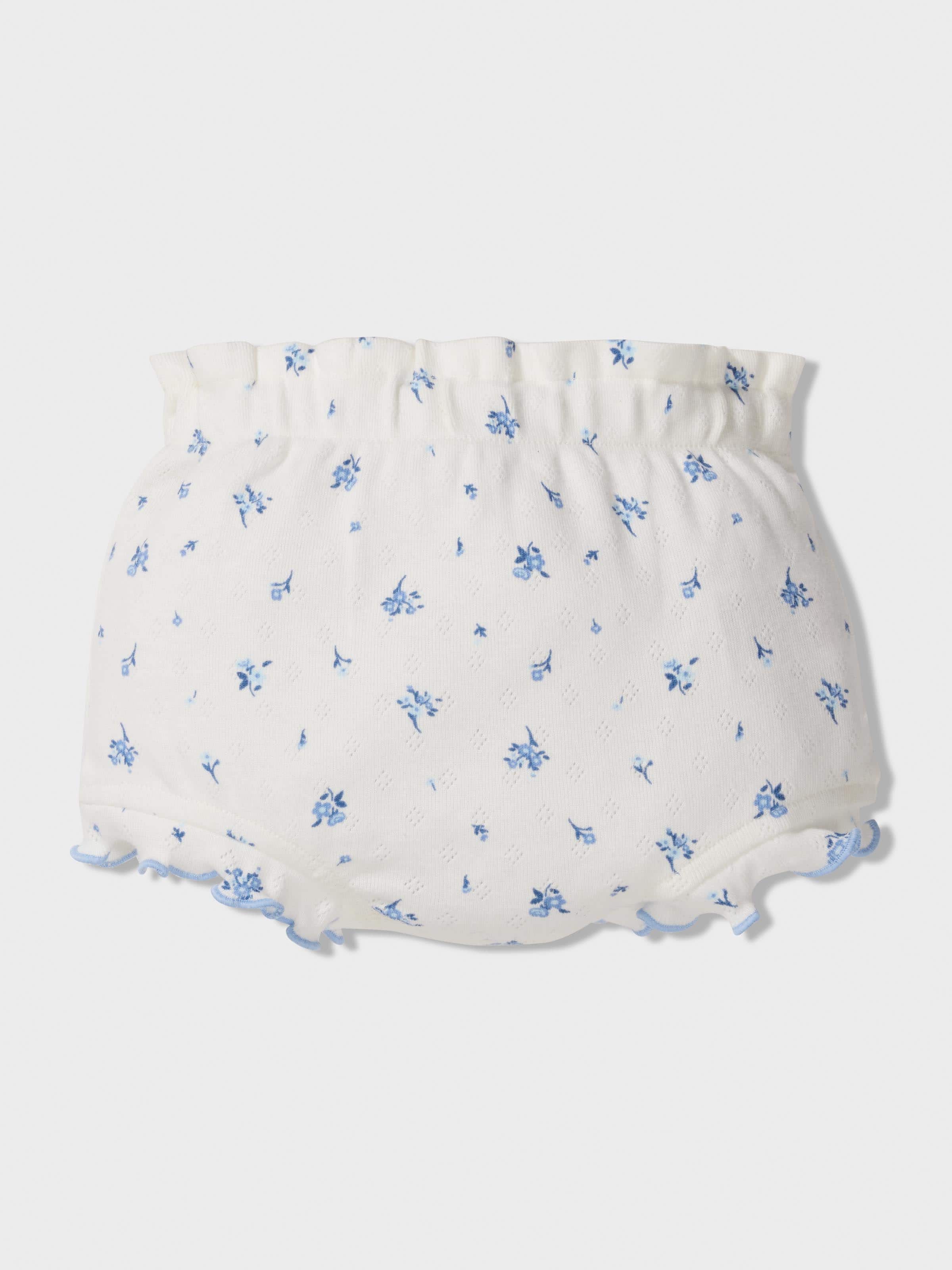 Baby Organic Ditsy Floral Pointelle Short Pj Set