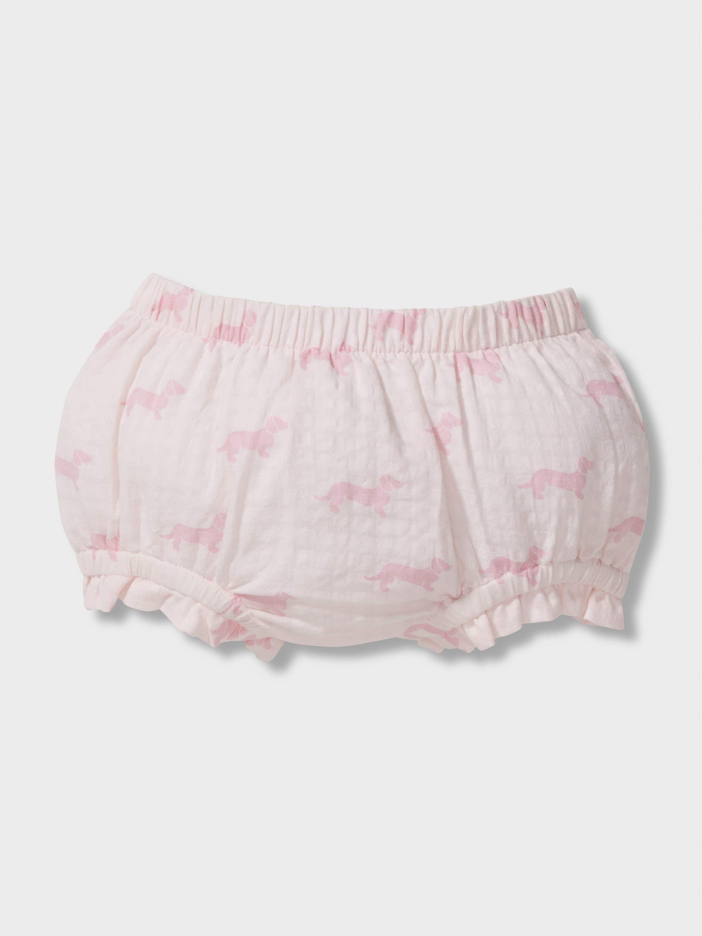 Baby Girl Pink Cotton Short Pj Set