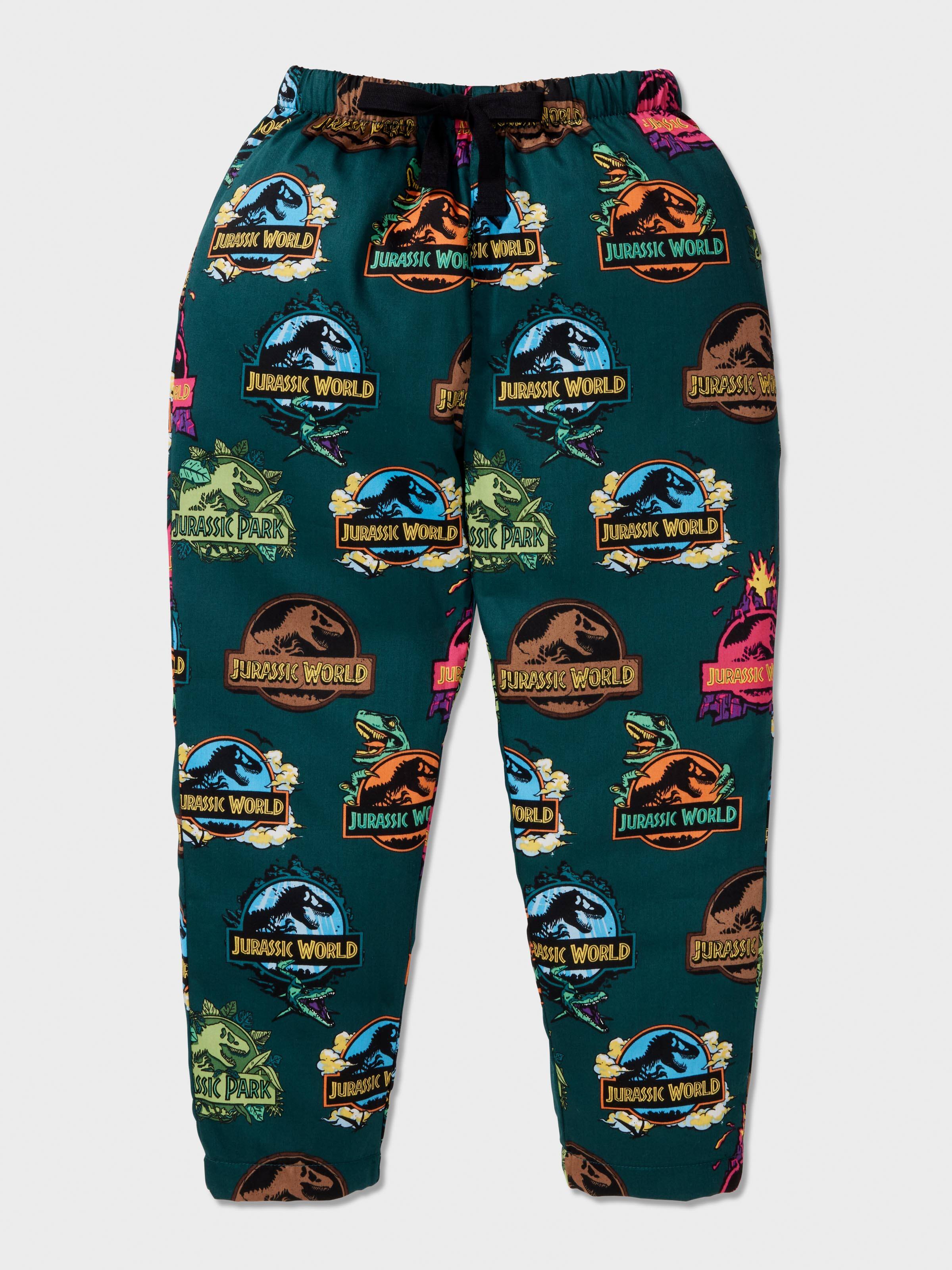 Jnr Boys Jurassic World Long Pj Set