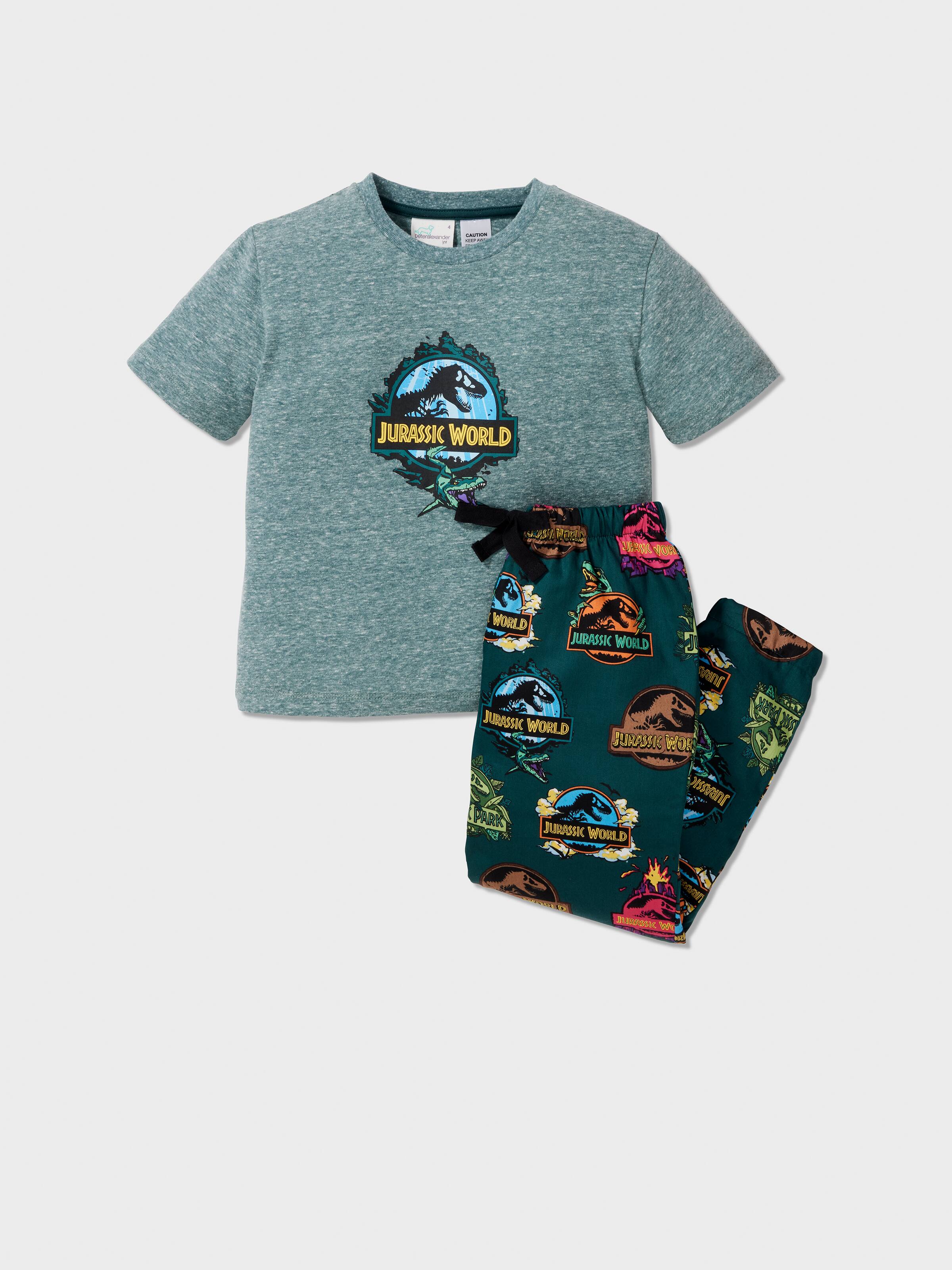 Jnr Boys Jurassic World Long Pj Set