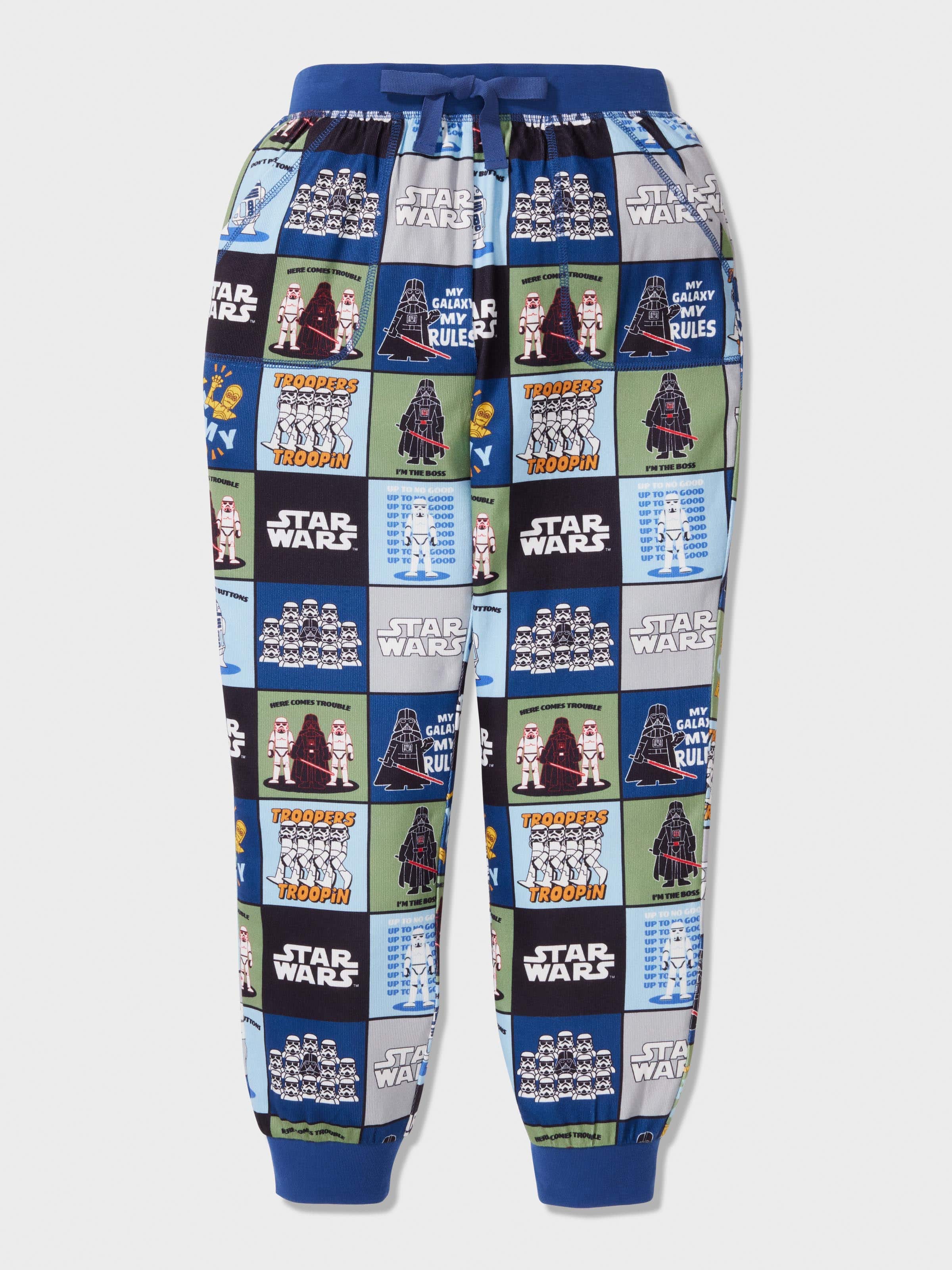 Boys Star Wars Empire Long Plush Pj Set