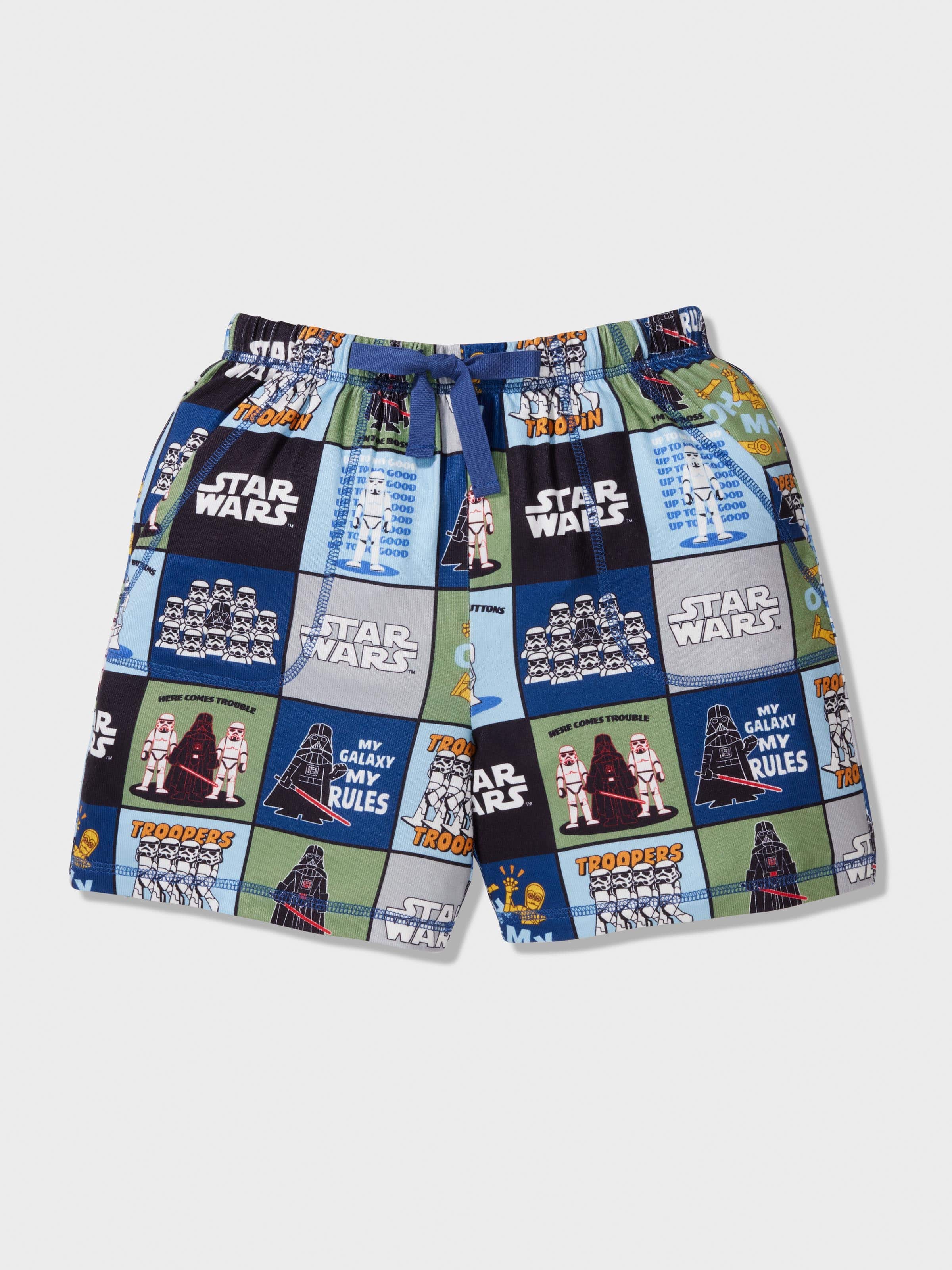 Boys Star Wars Empire Short Plush Pj Set