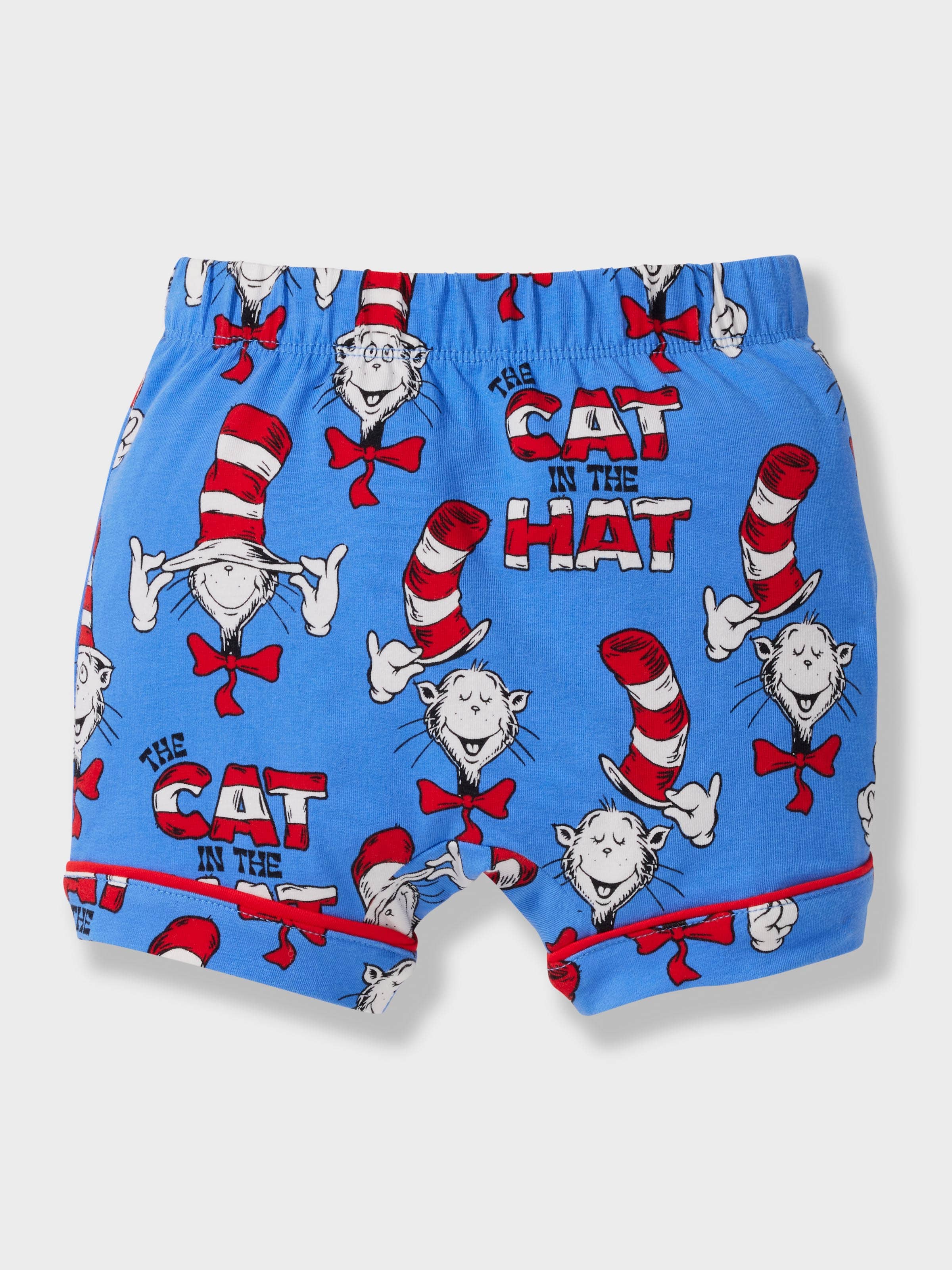Baby Blue Cat In The Hat Classic Short Pj Set