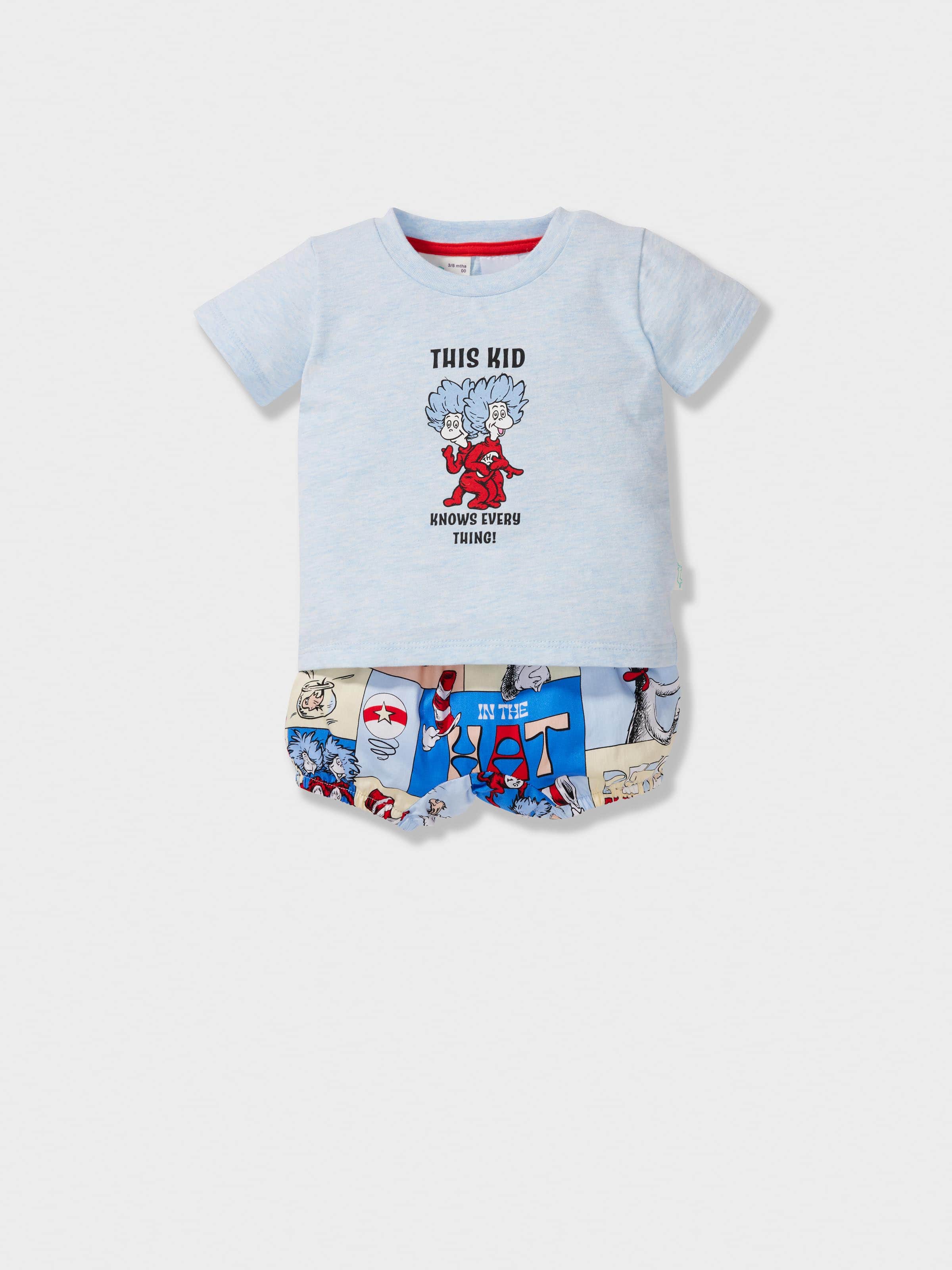 Baby 'Cat In The Hat' Short Pj Set