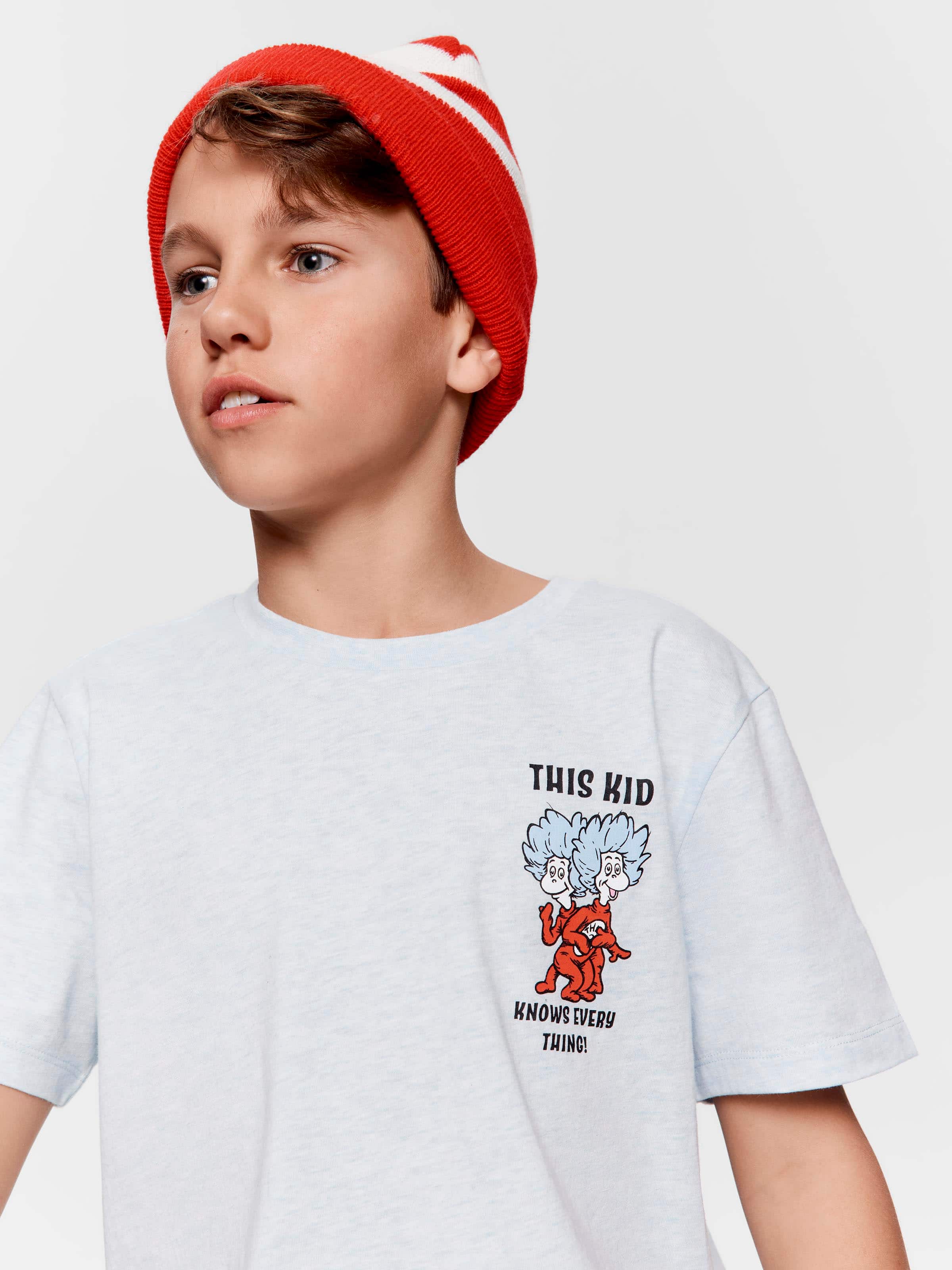 Kids Cat In The Hat Short Pj Set