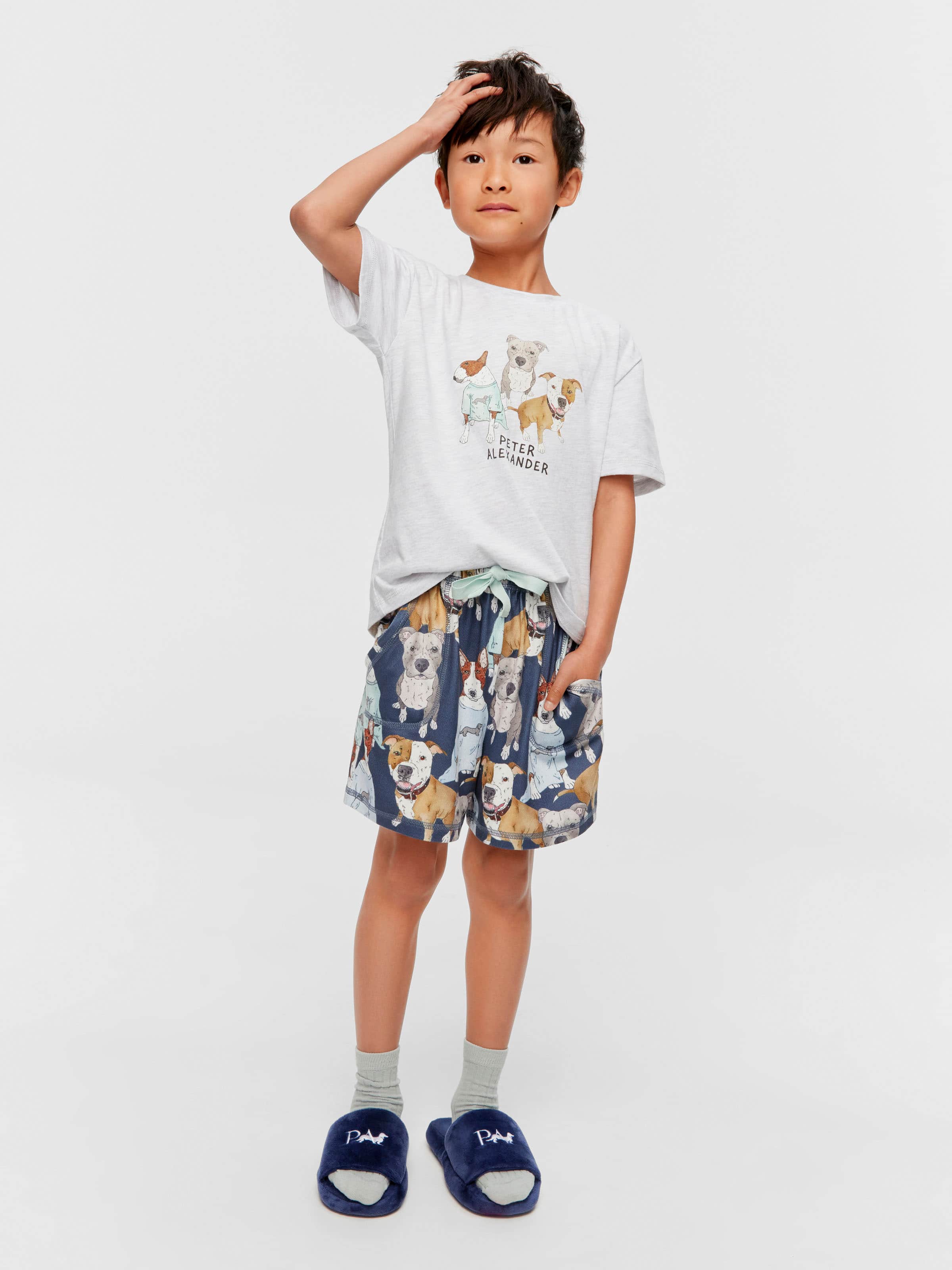 Jnr Boys Staffy Short Pj Set