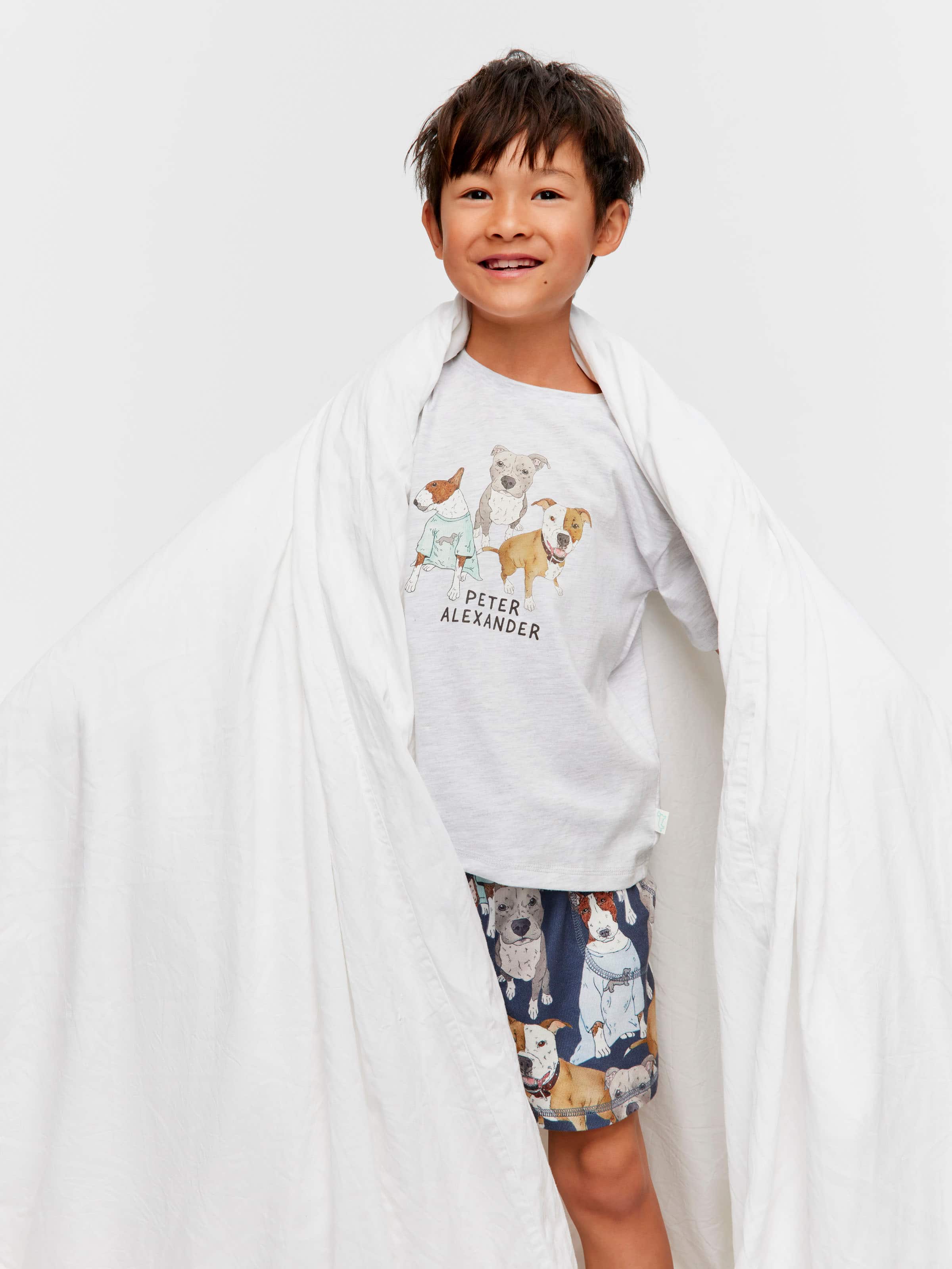 Jnr Boys Staffy Short Pj Set