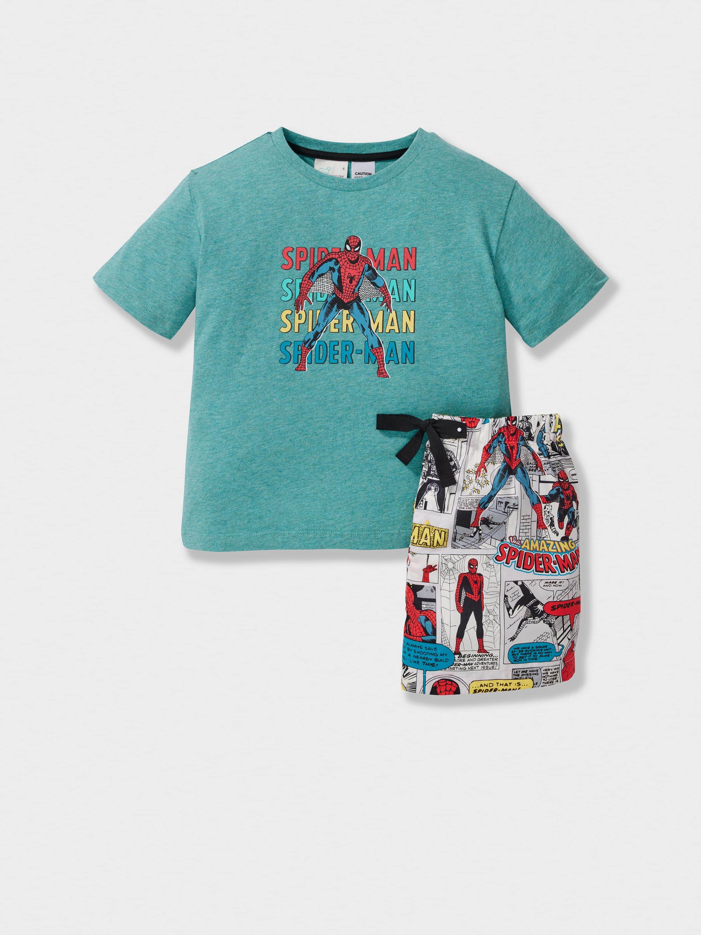 Jnr Boys Spider-Man Short Pj Set