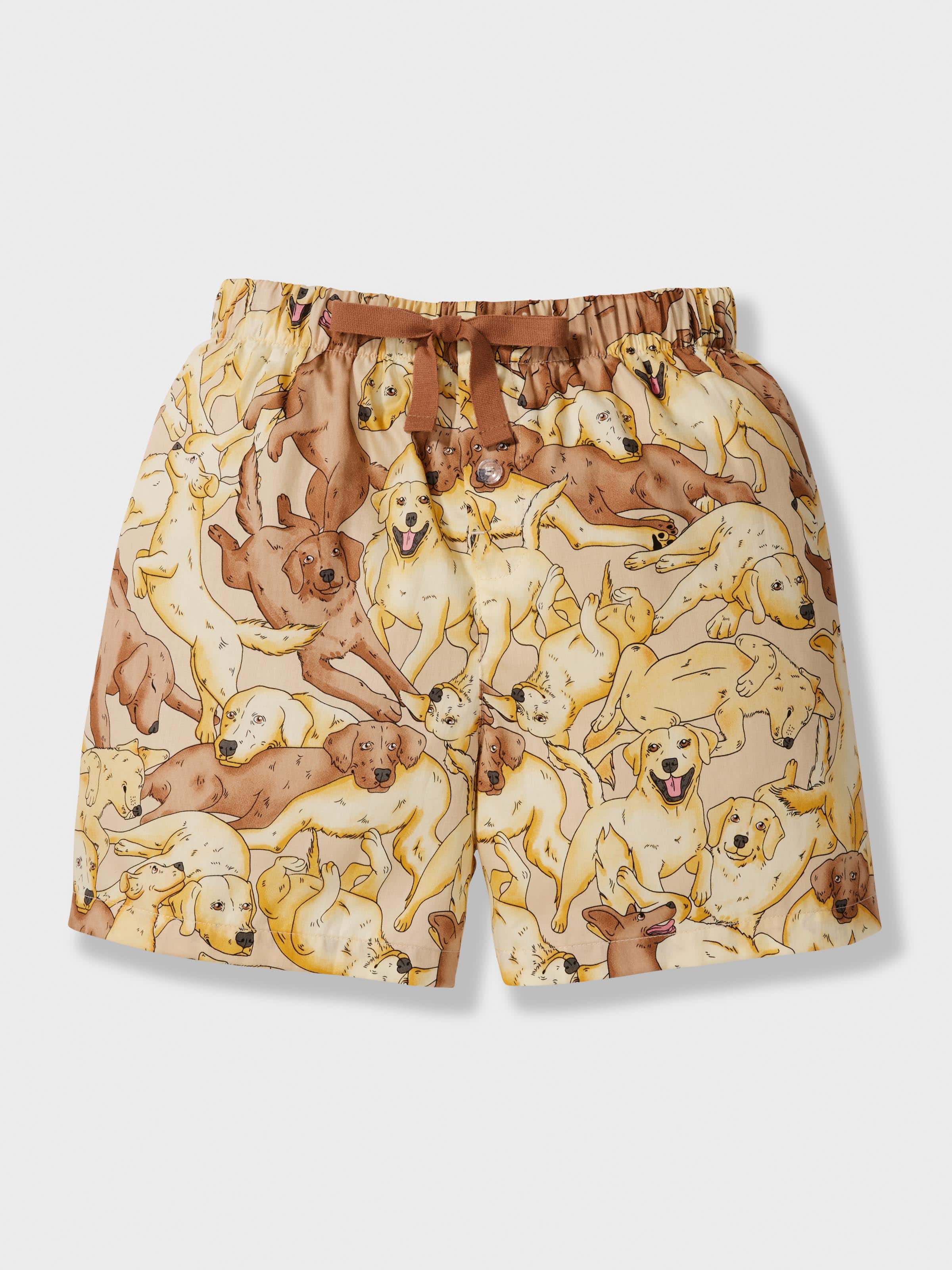 Kids Lazy Labrador Short Pj Set