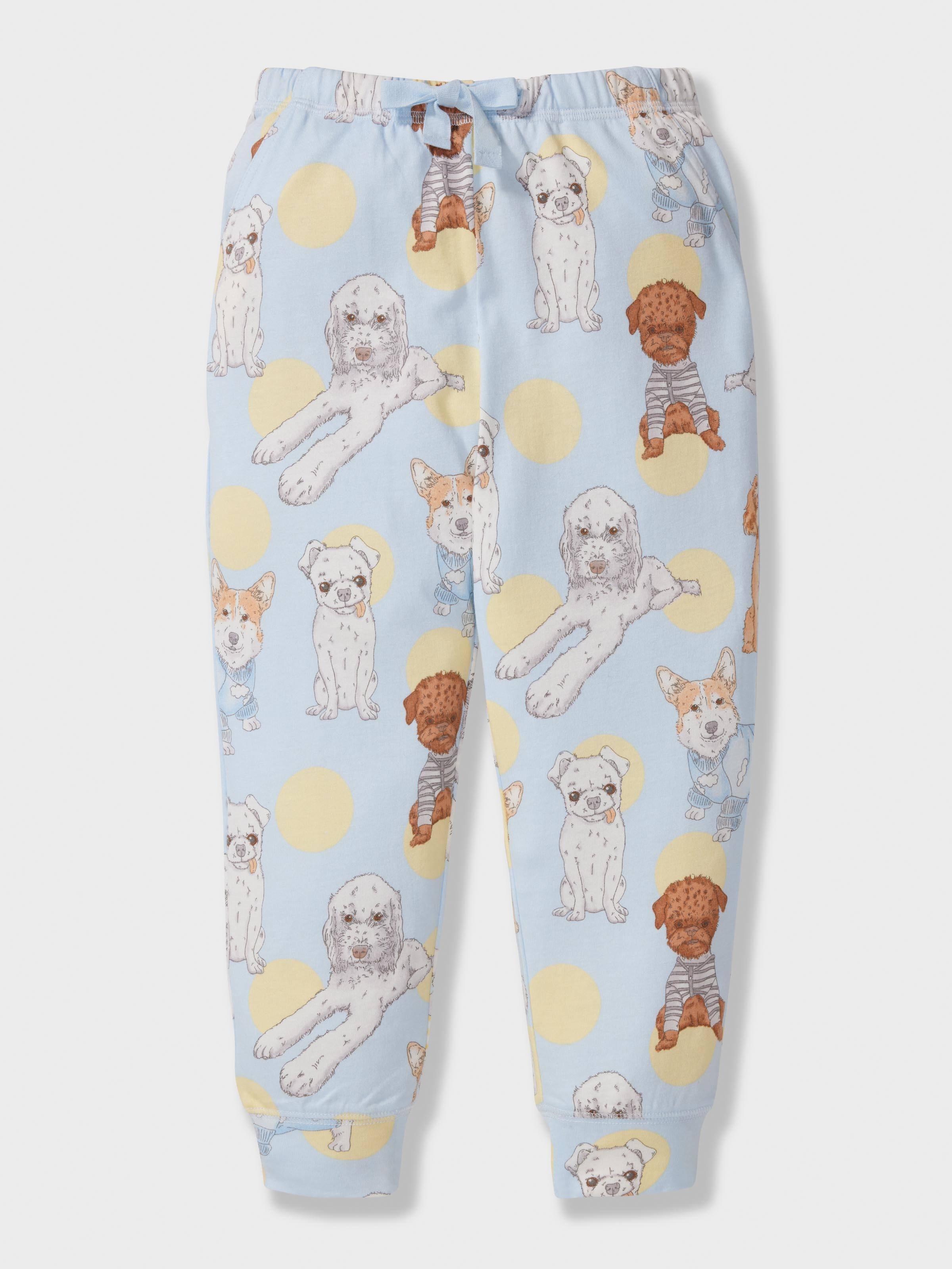 Jnr Girls Puppy Spots Pj Set