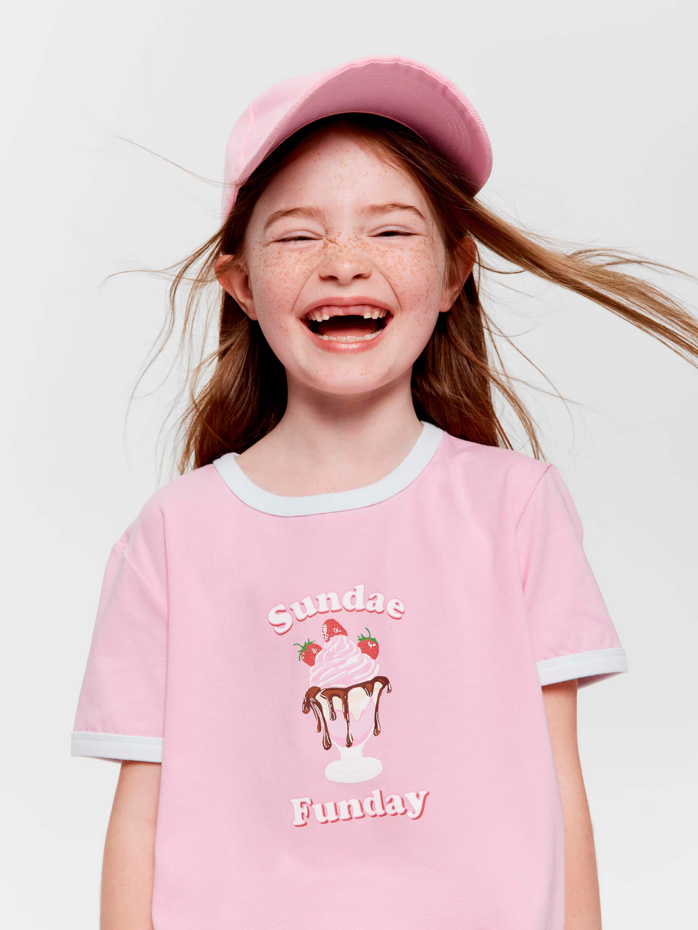 Jnr Girls Ice-Cream Sundae Short Pj Set