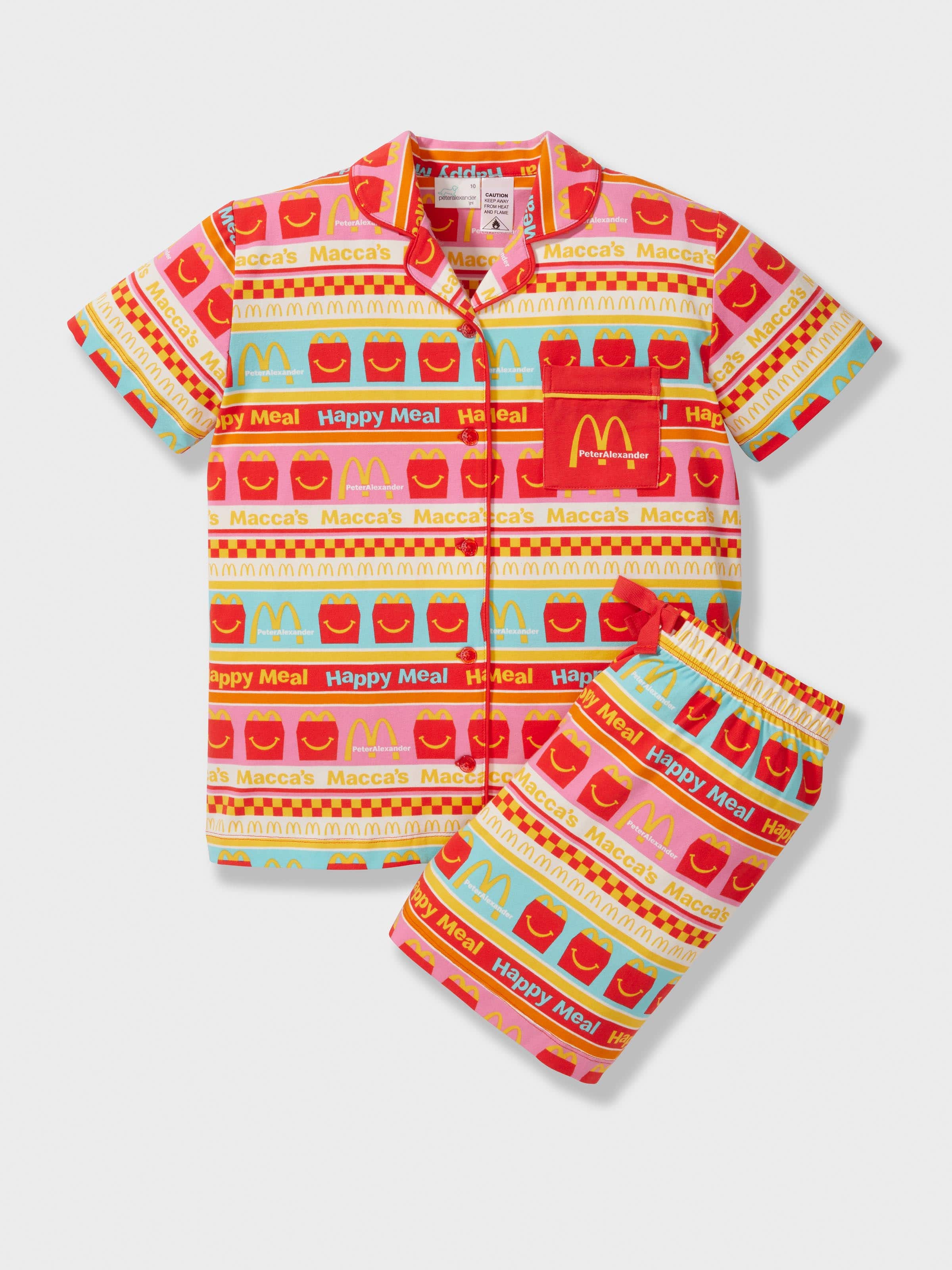 Girls Maccas Classic Shortie Pj Set