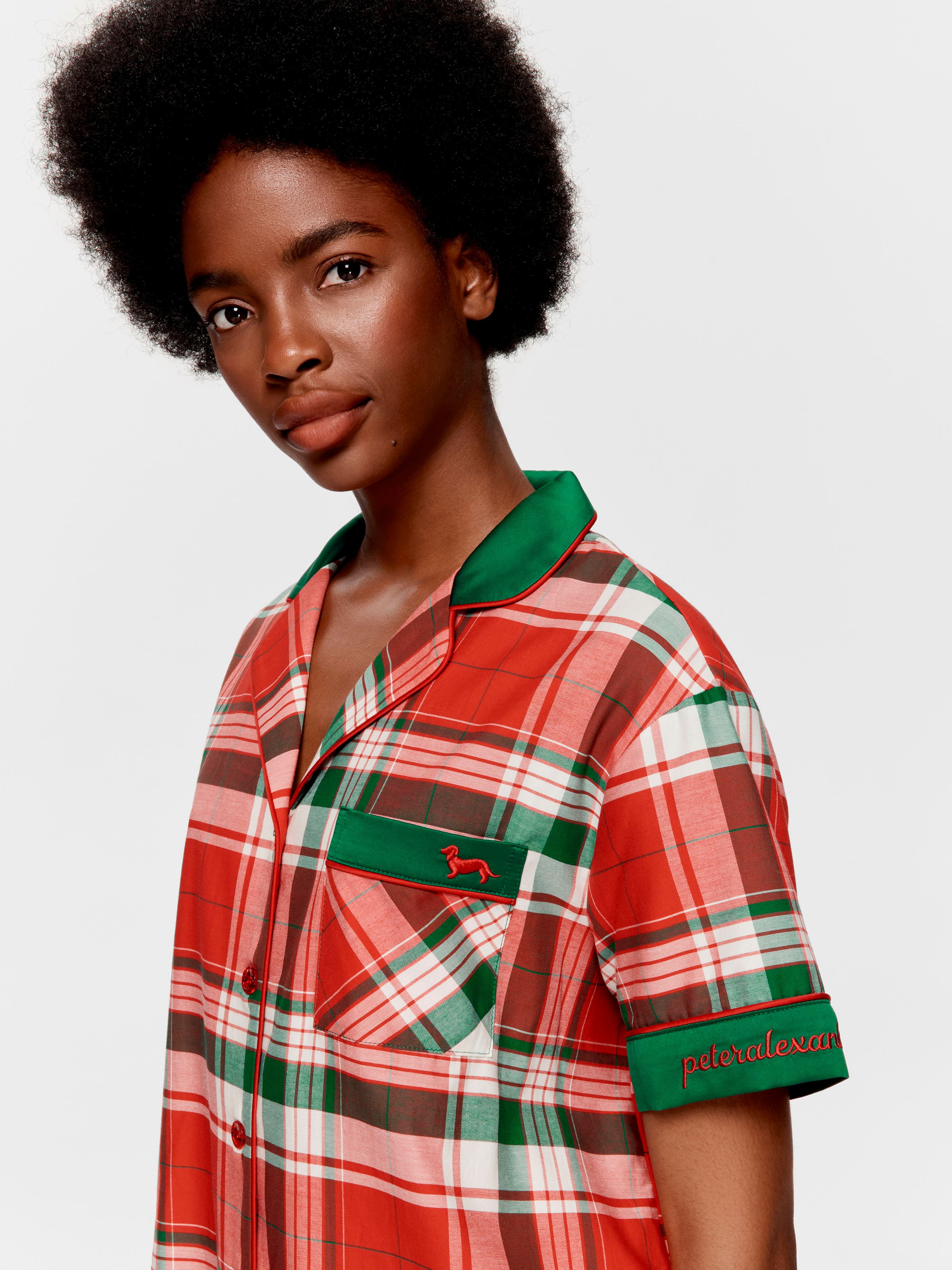 Tartan 100% Cotton Short Sleeve Shirt