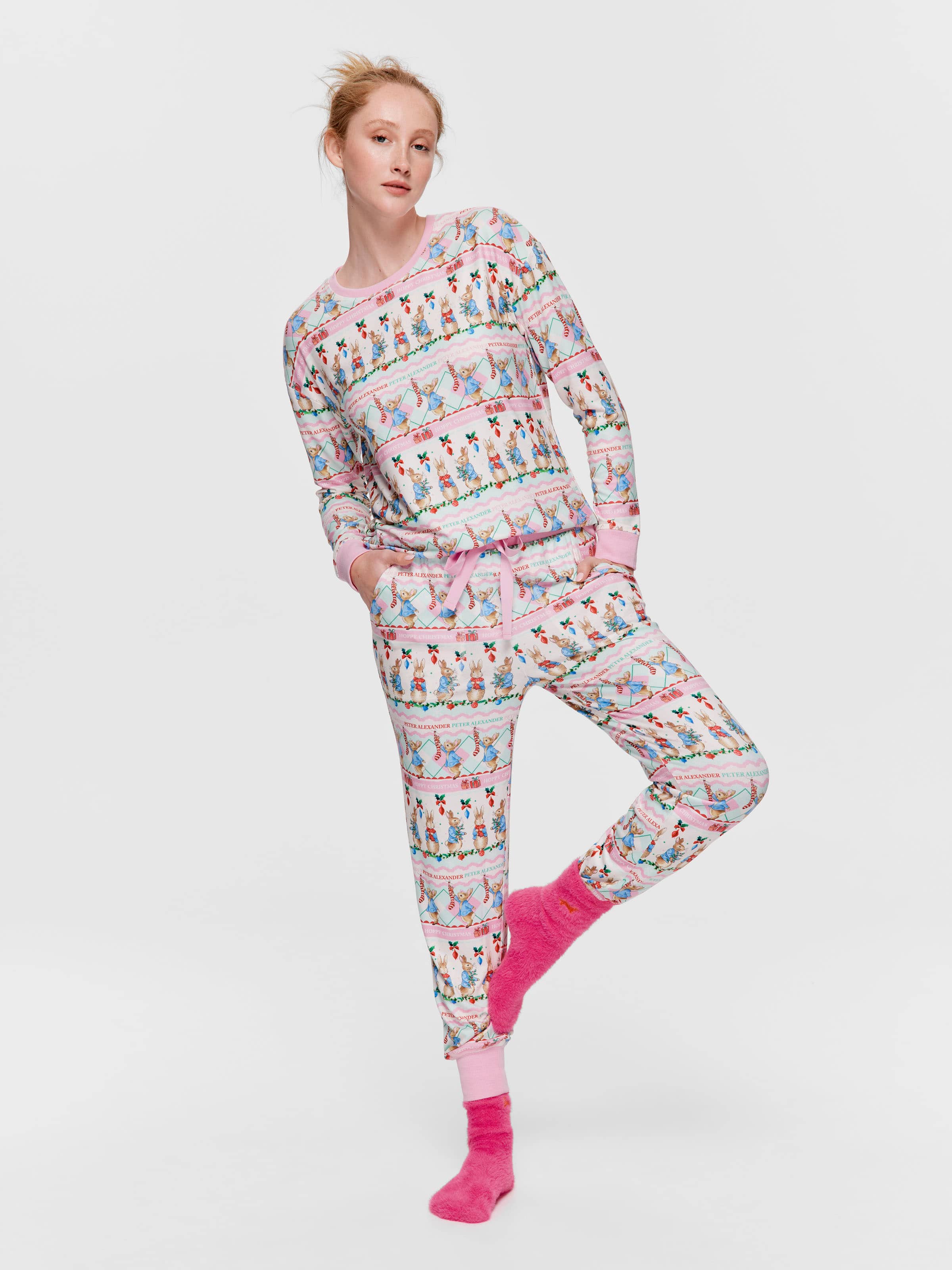 Peter Rabbit Christmas Plush Easy Pj Pant
