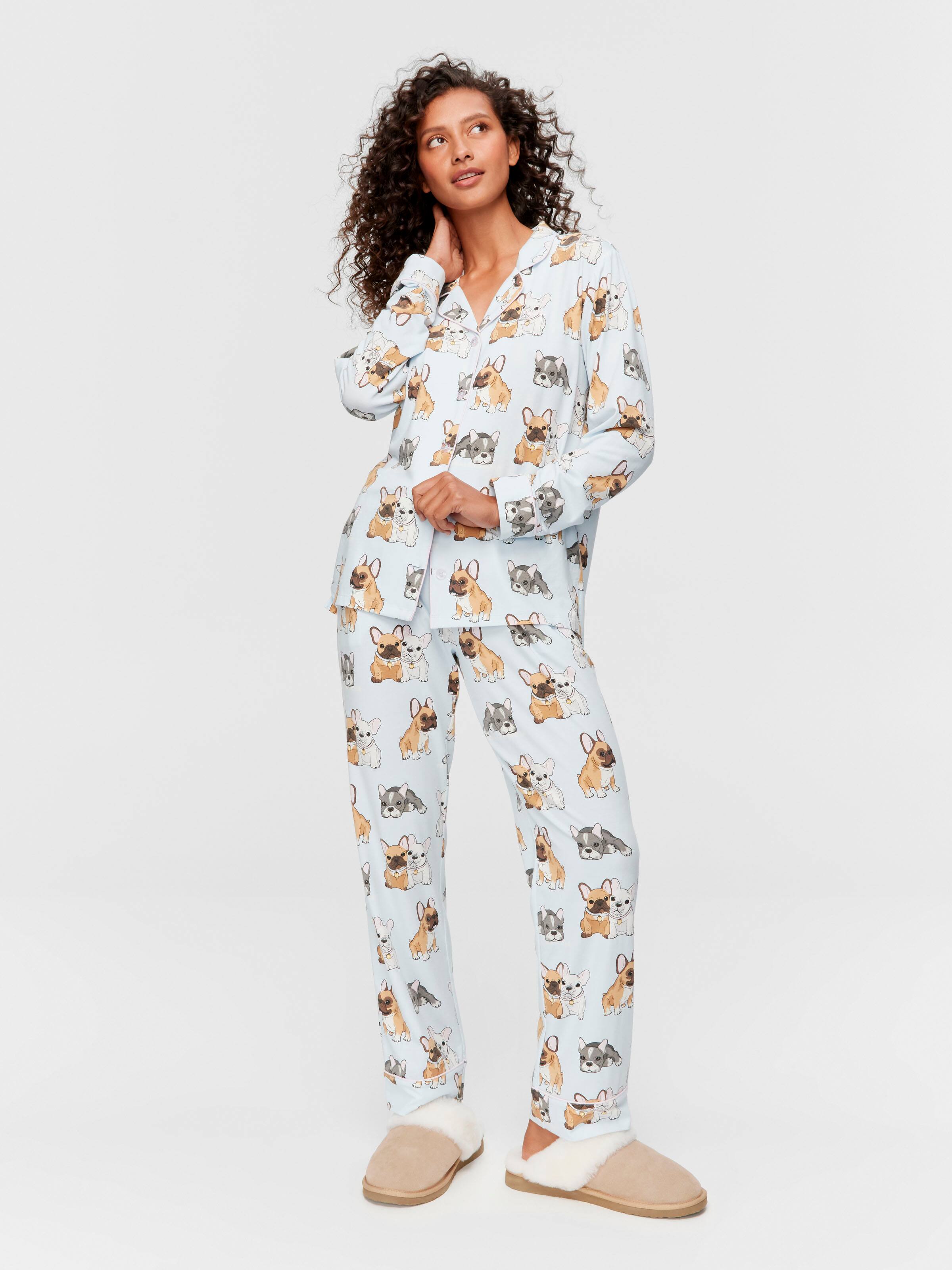 French Bulldog Long Pj Set