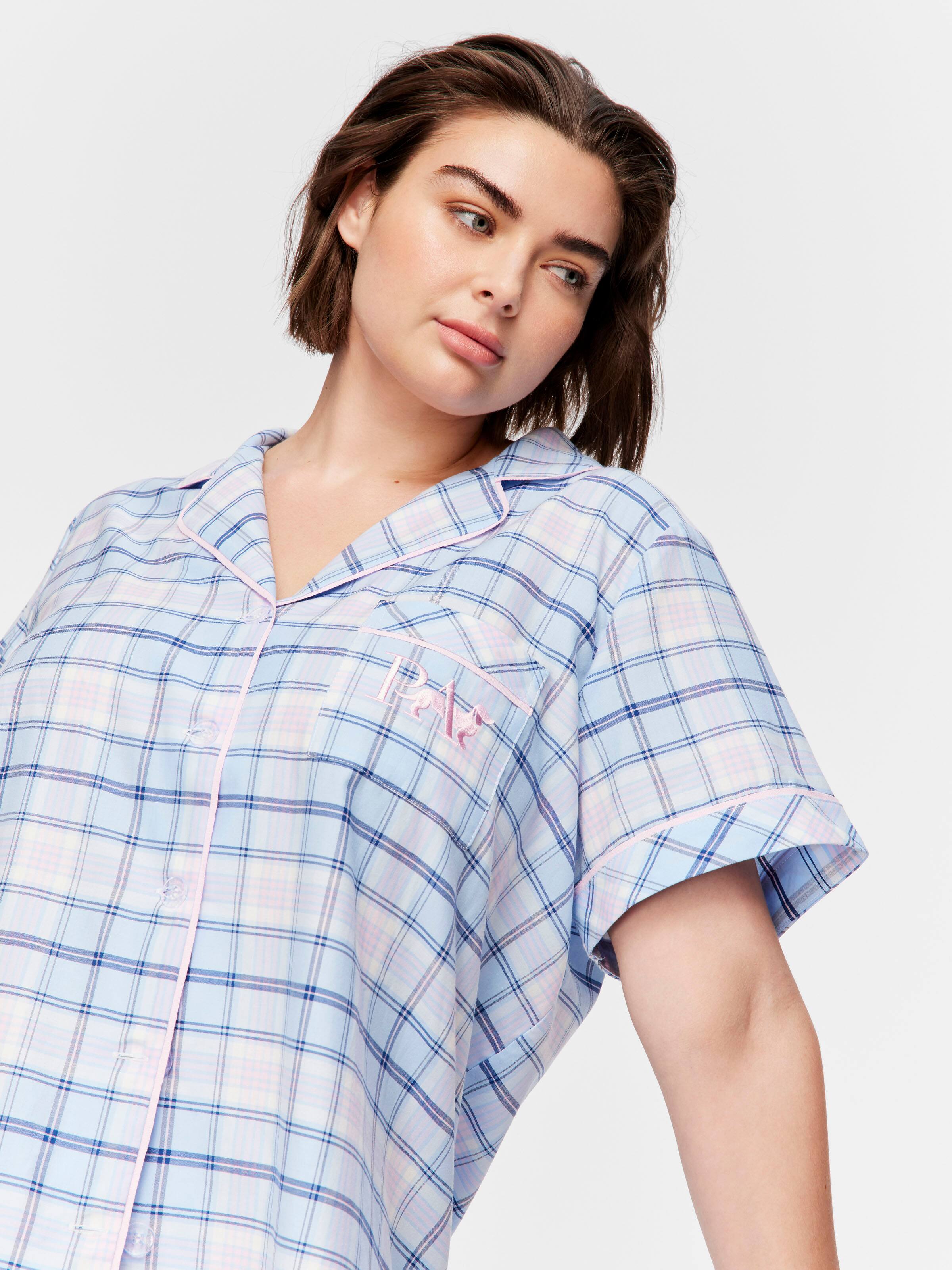 Stripe Fuzzy Rugby Nightie