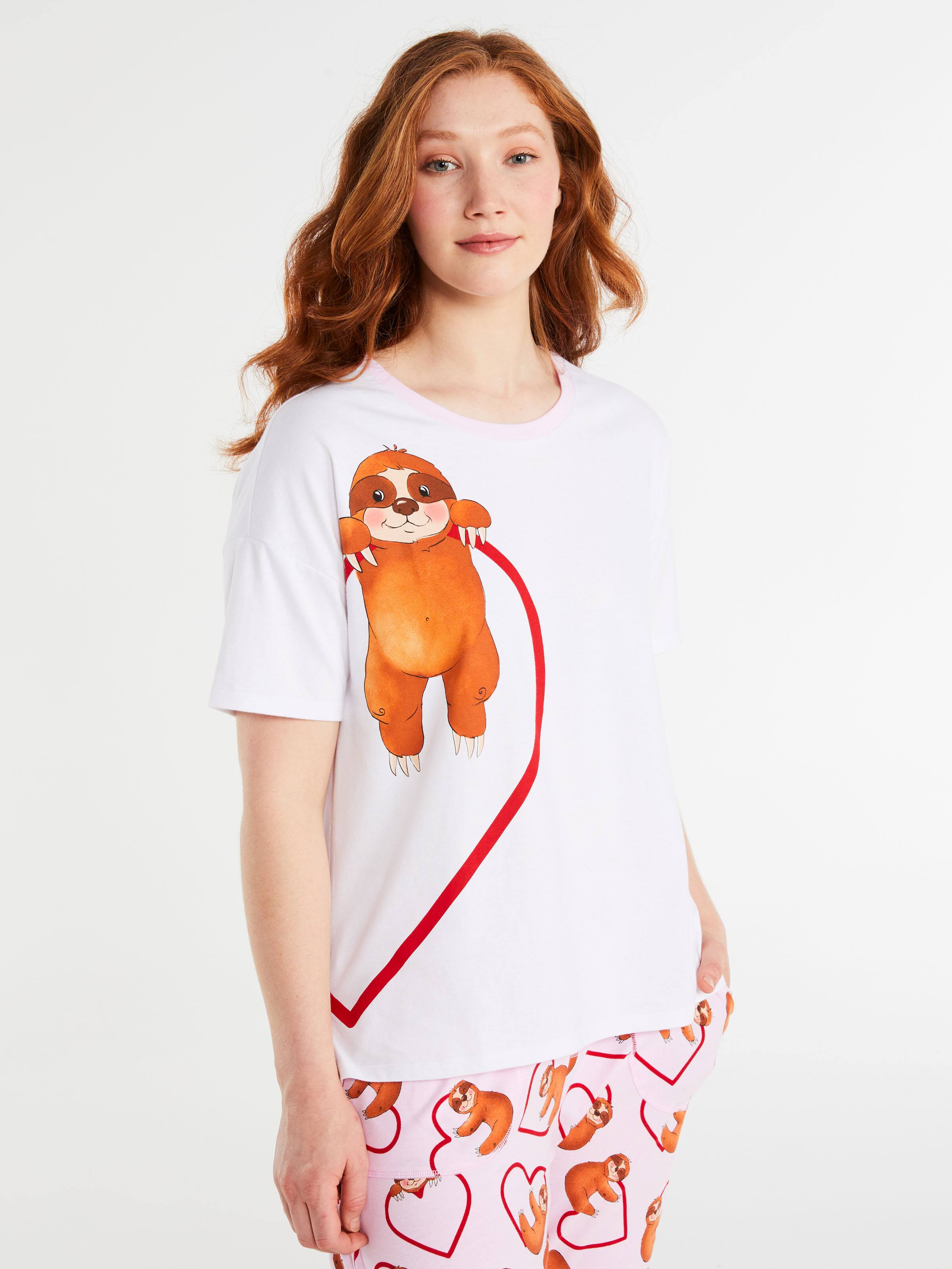 Right Heart Sloth Tee