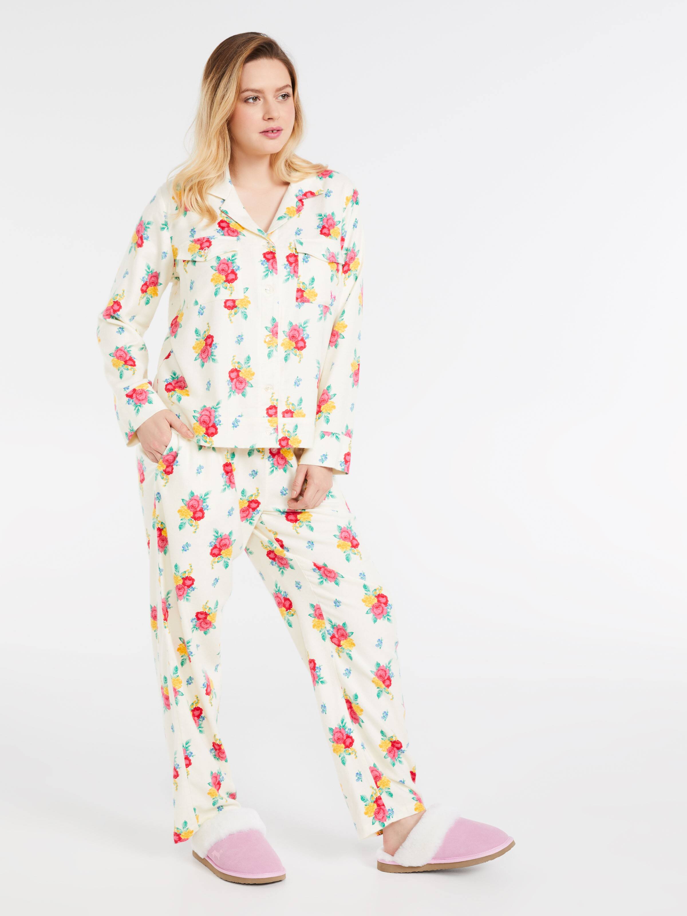 Posey Rosey Bamboo Flannelette Pj Shirt