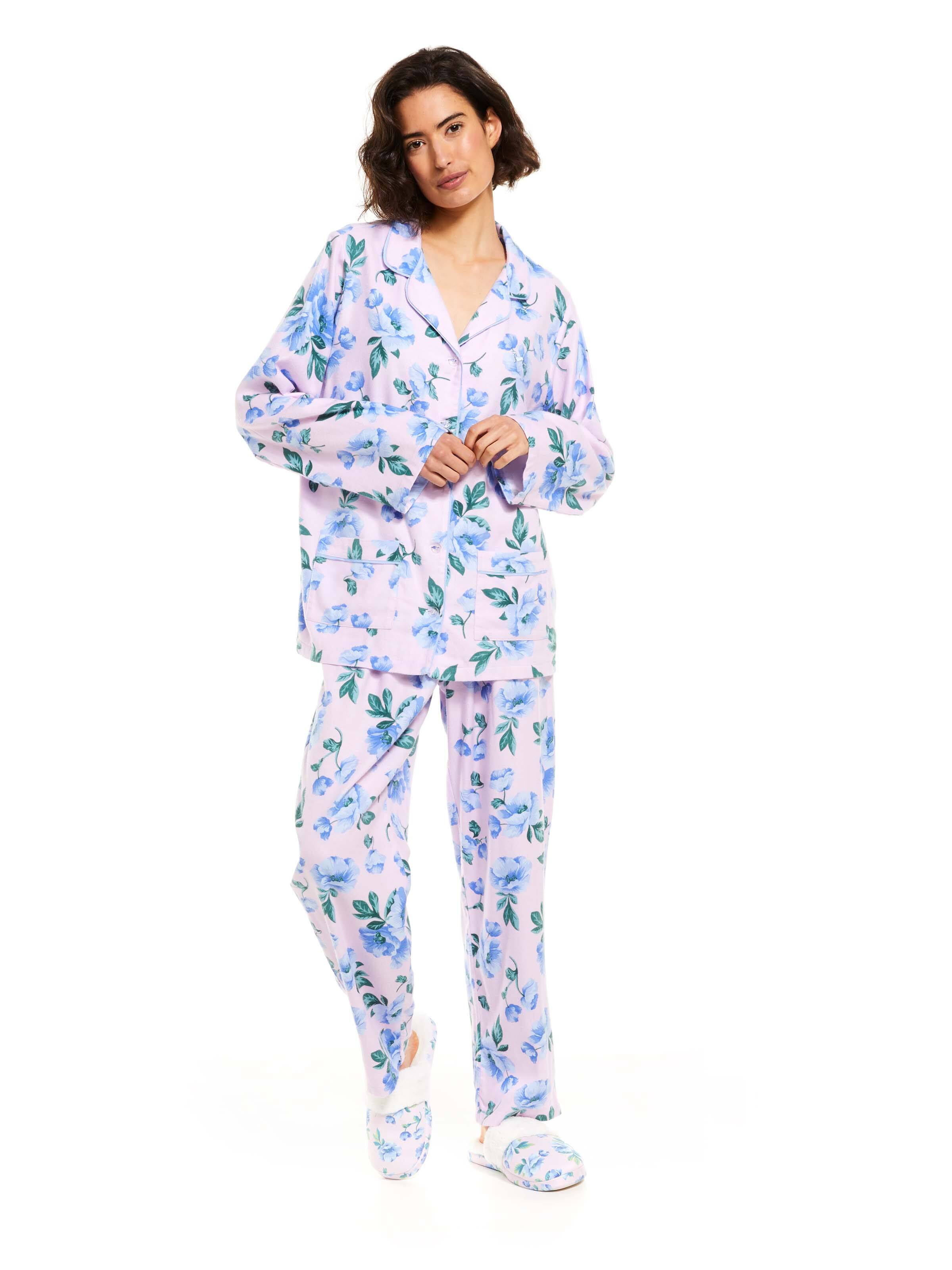 Pretty Poppies Bamboo Flannelette Pj Set