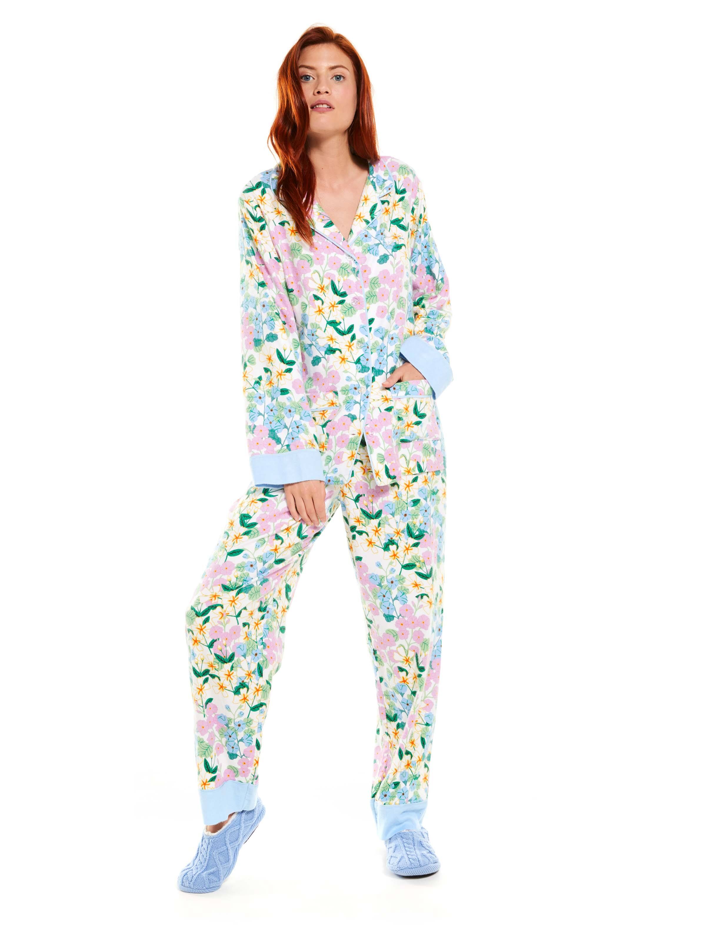 Field Of Florals Bamboo Flannelette Pj Set