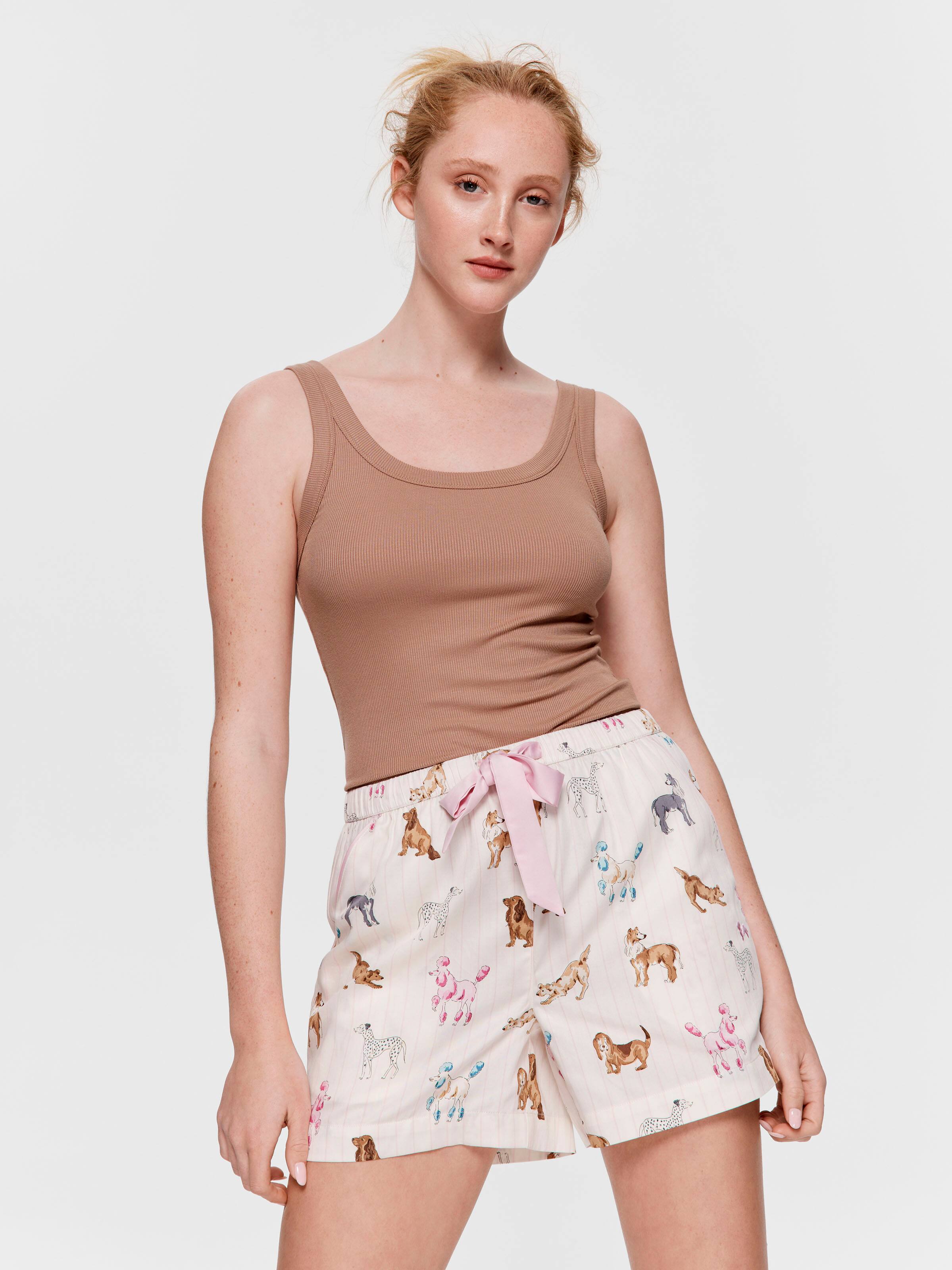Mixed Dogs 100% Cotton Mid Short