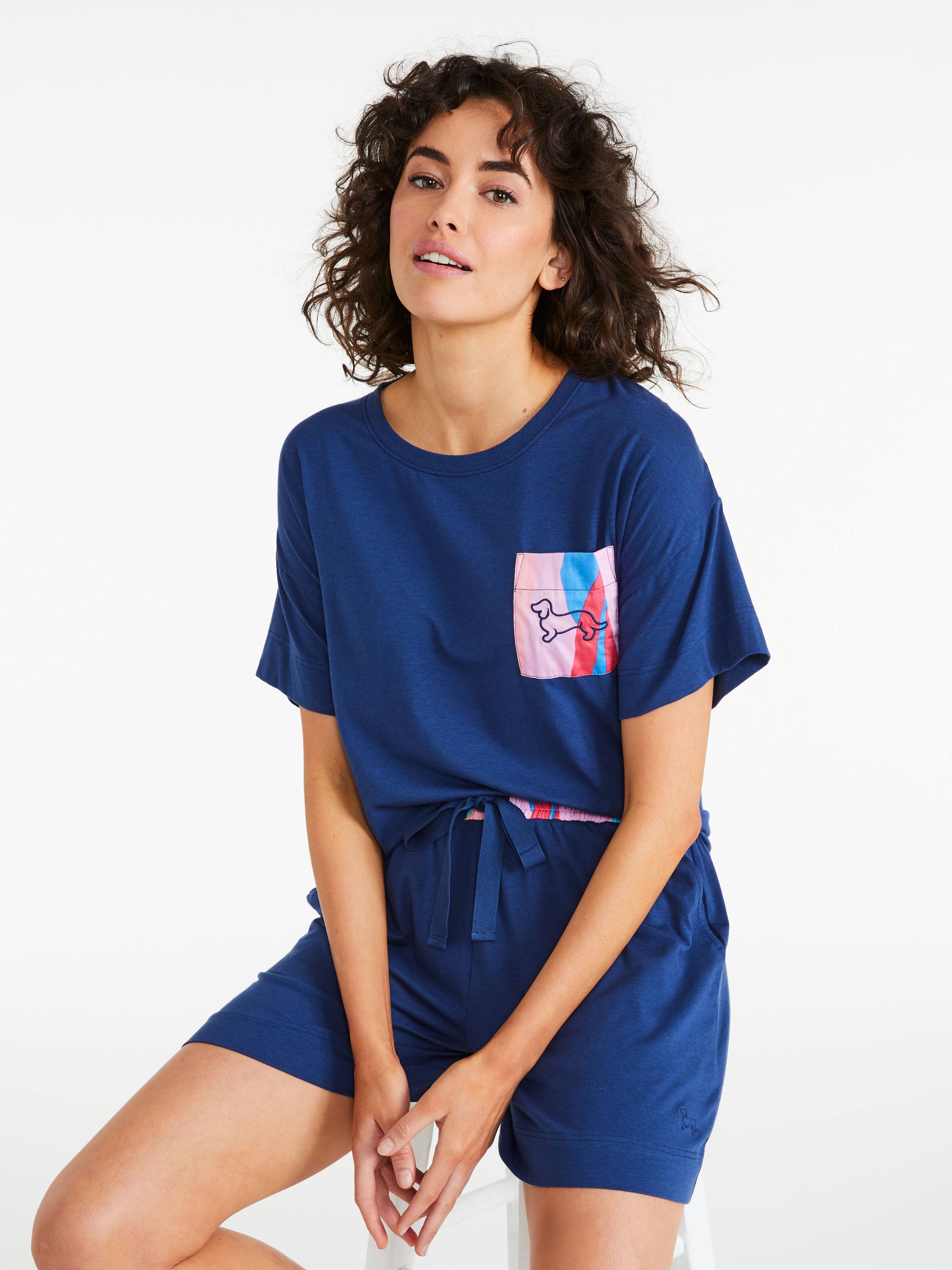 Graphic Stripe Long Short