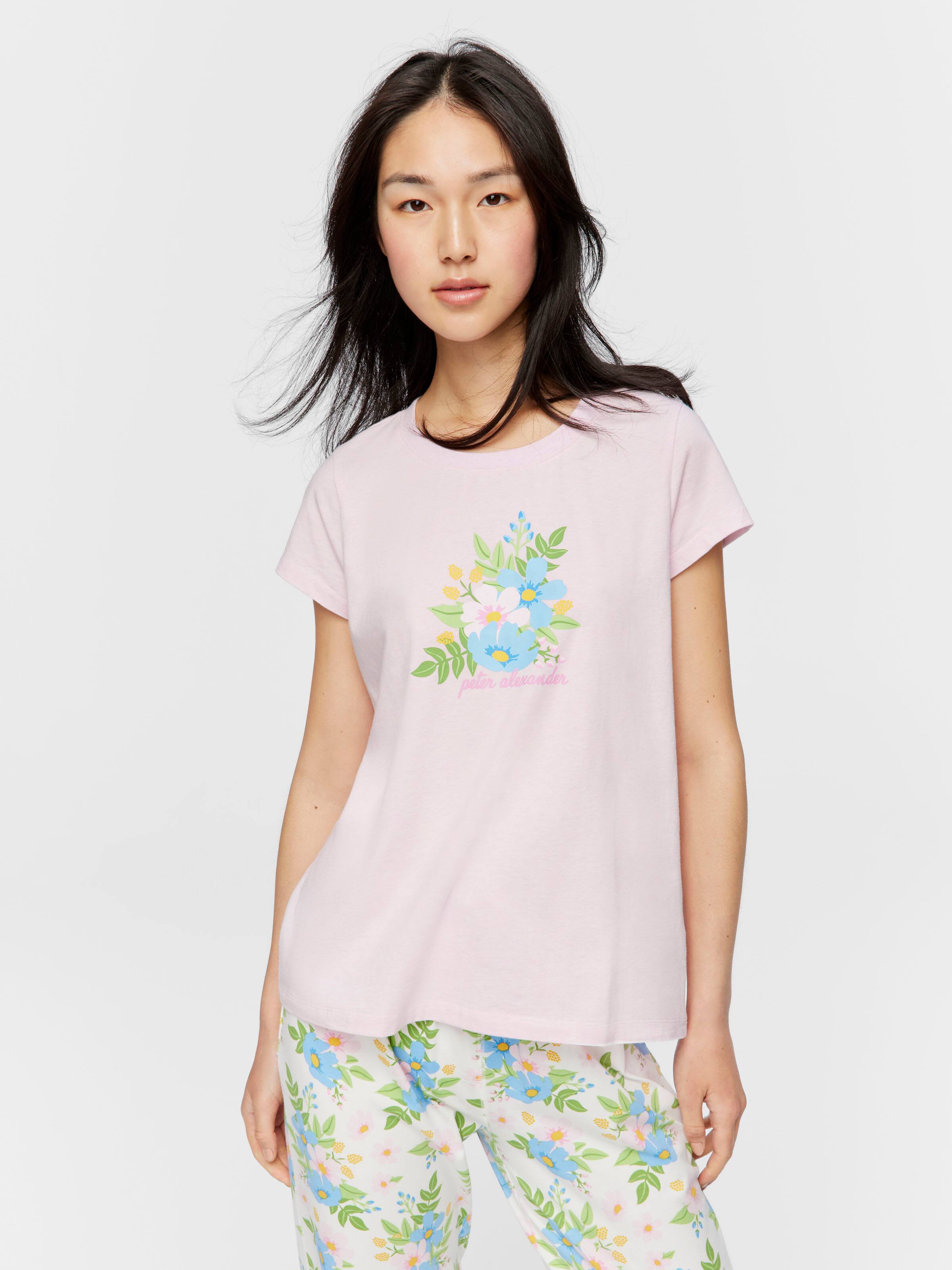 Pink Floral Tee