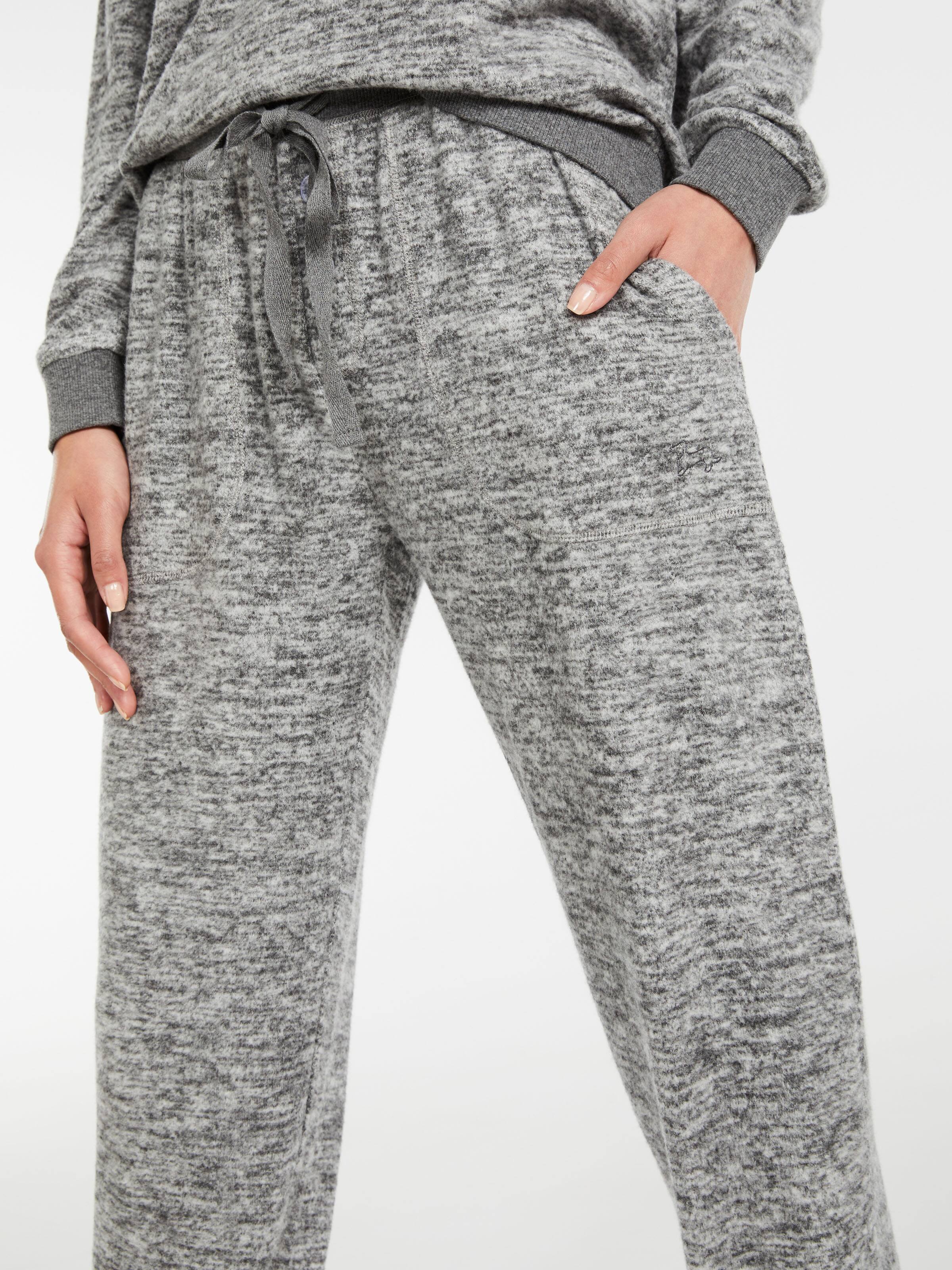 Charcoal Fuzzy Pant